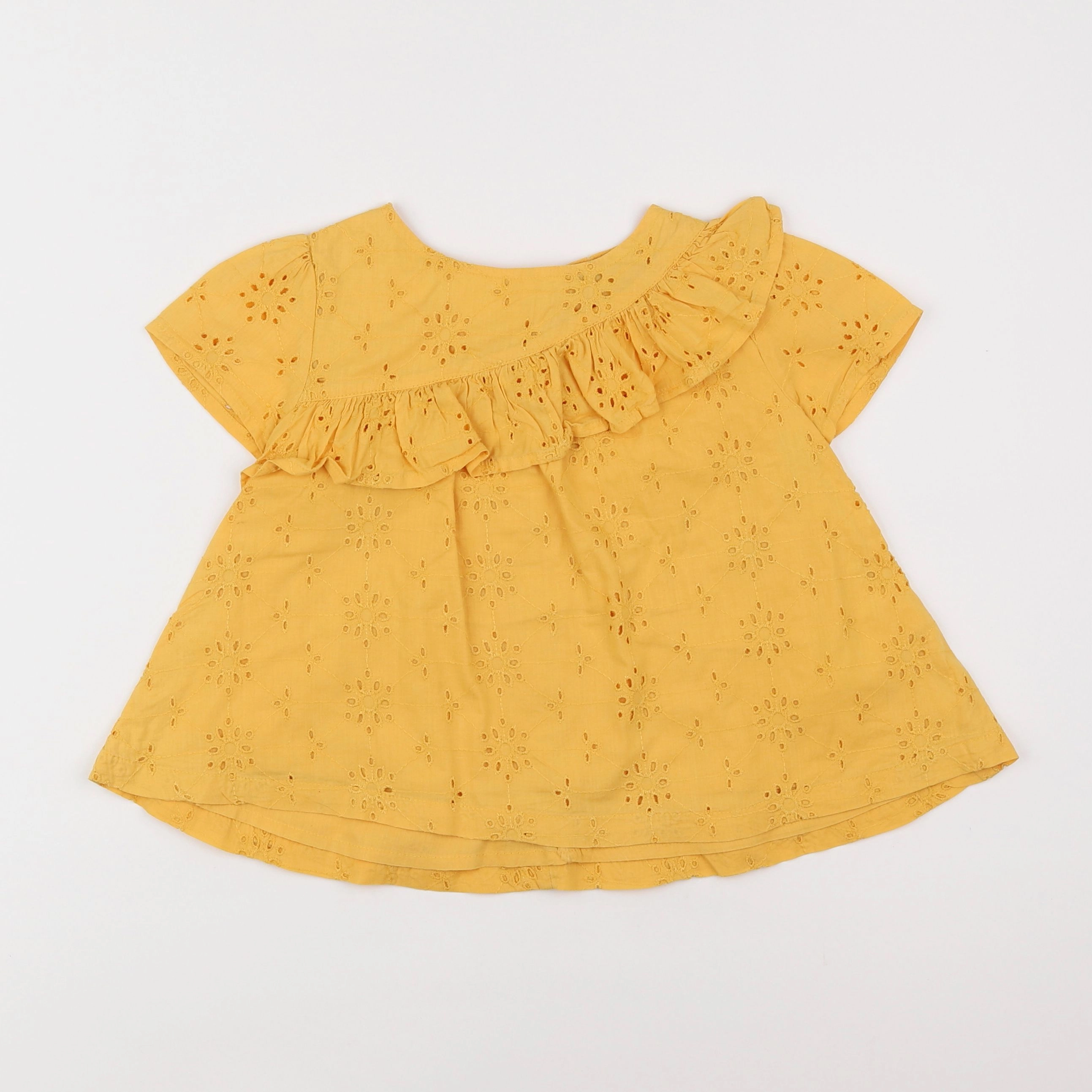 Vertbaudet - blouse jaune - 5 ans