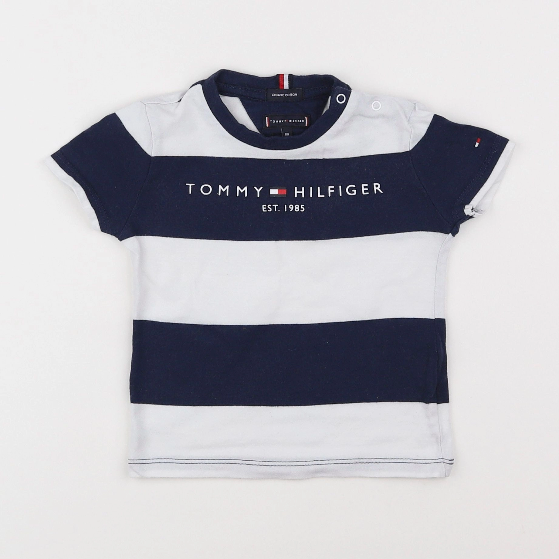 Tommy Hilfiger - tee-shirt bleu - 12/18 mois