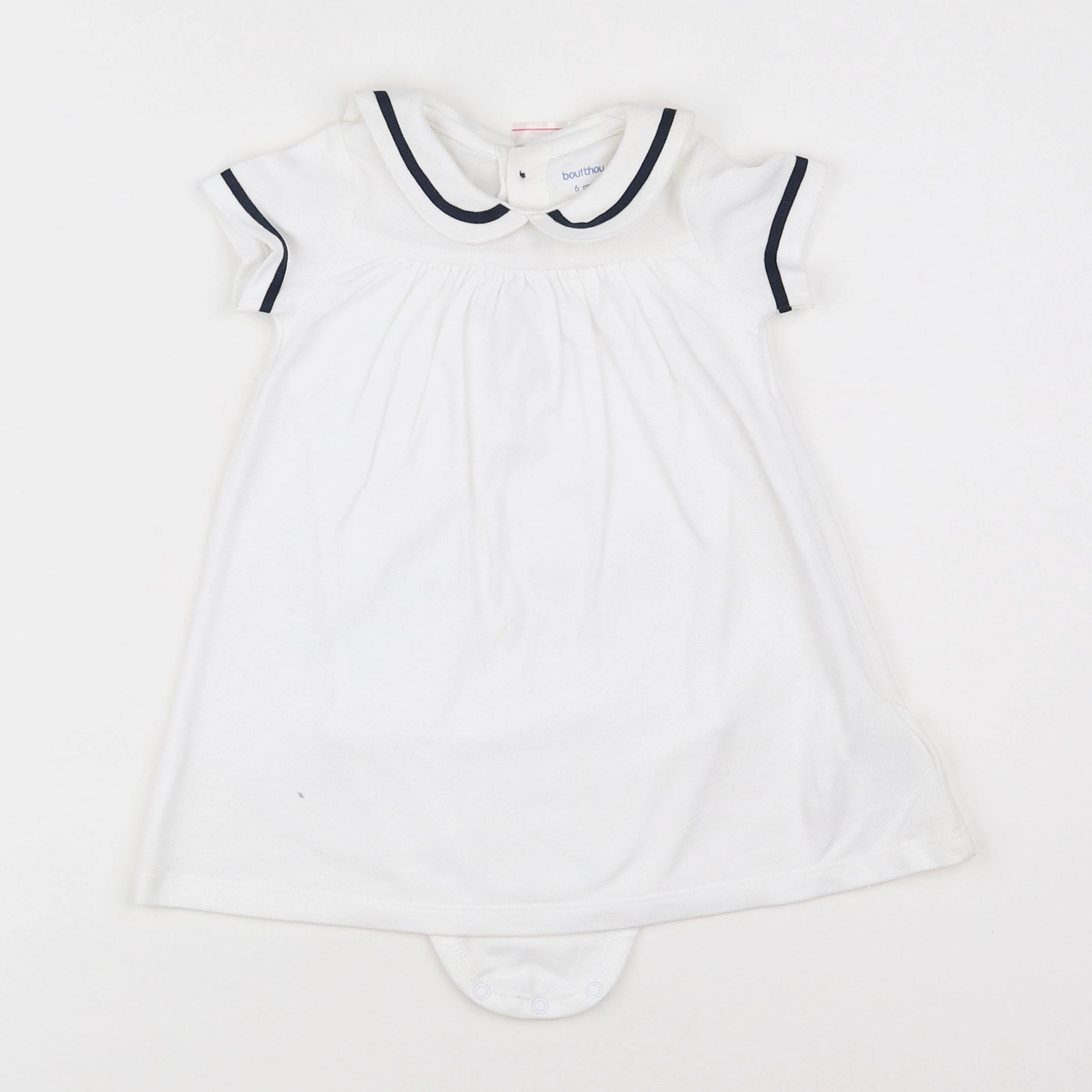 Boutchou - body robe blanc - 6 mois