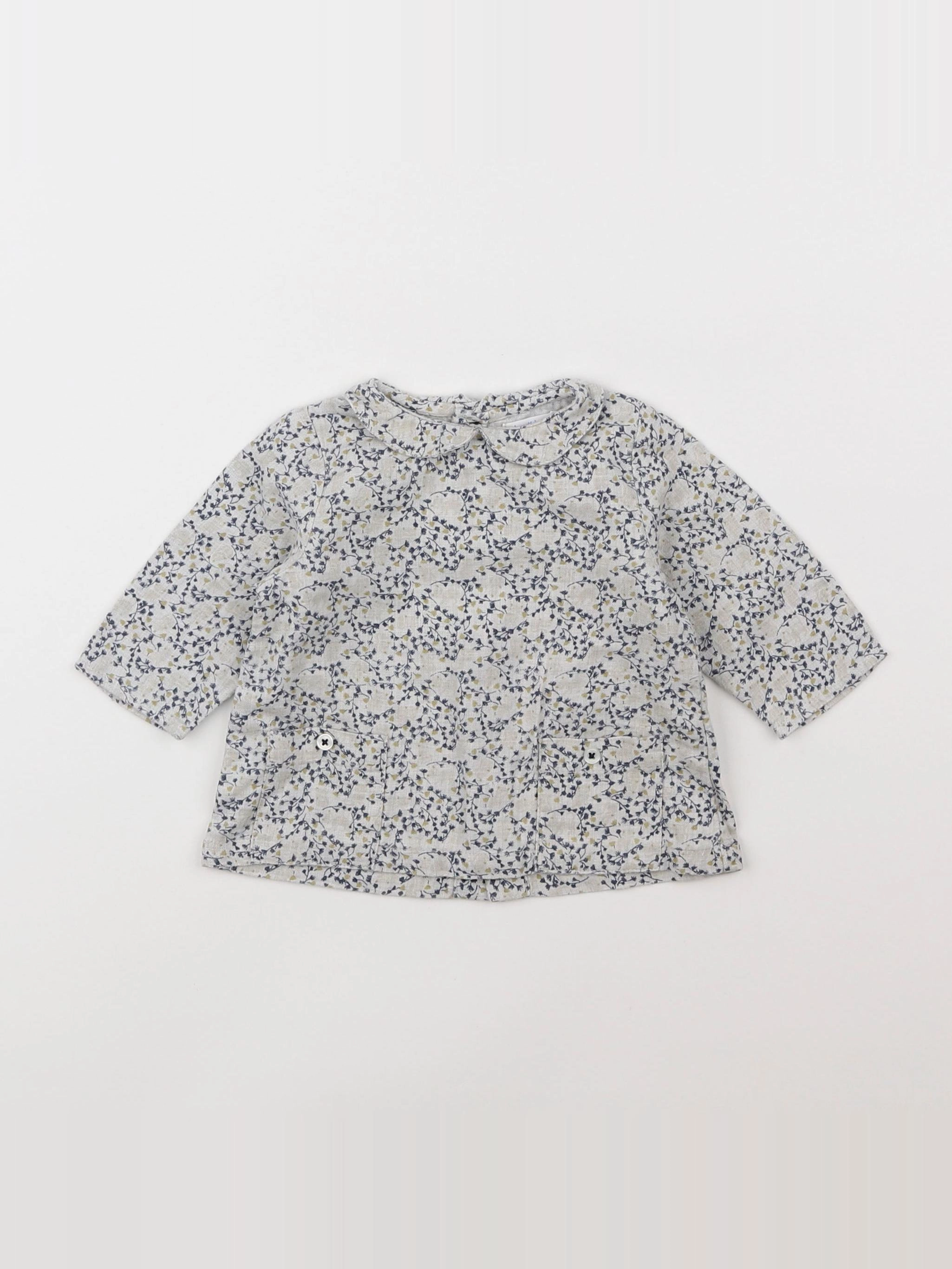 Boutchou - blouse beige - 6 mois