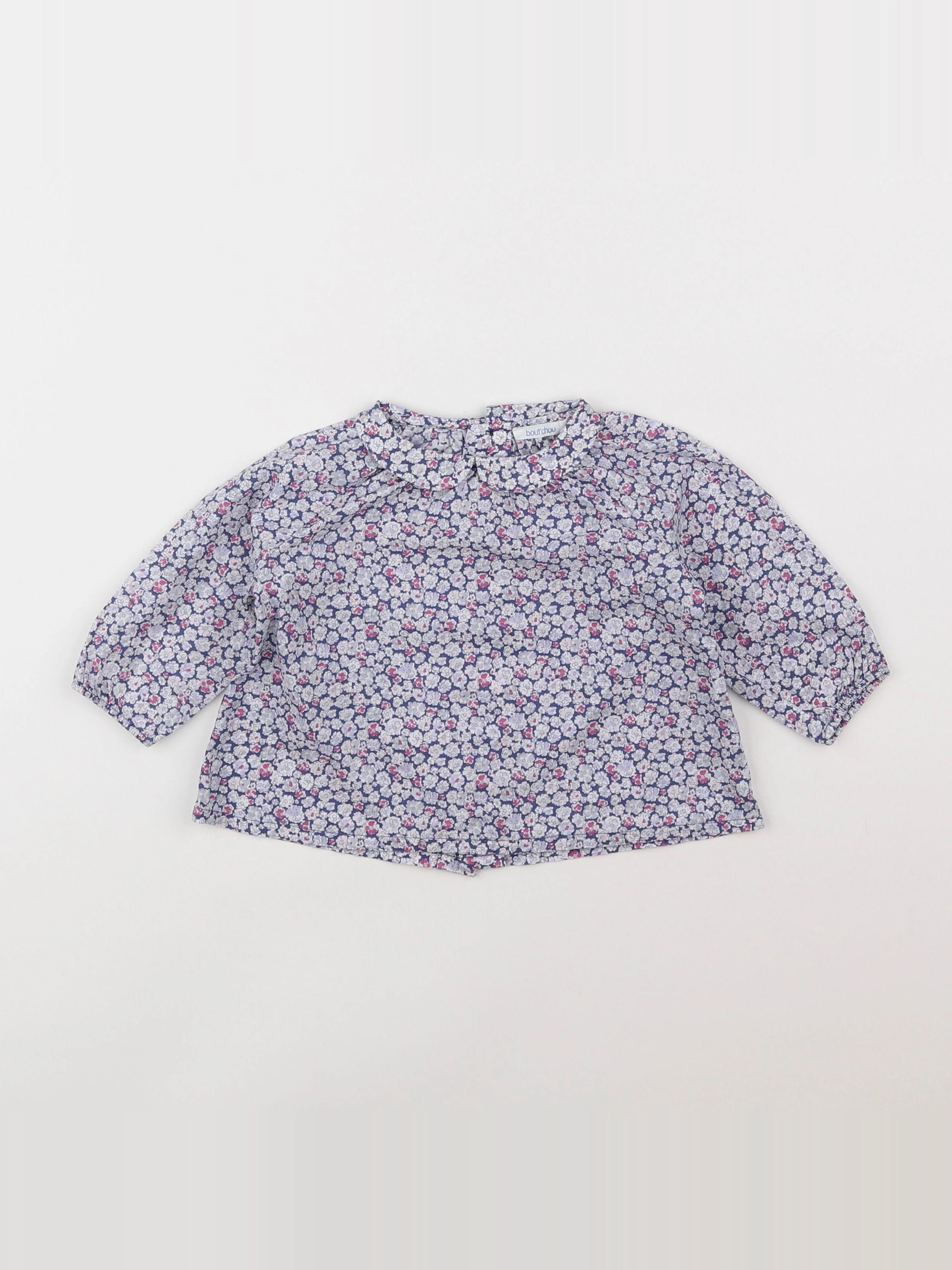 Boutchou - blouse multicolore - 6 mois