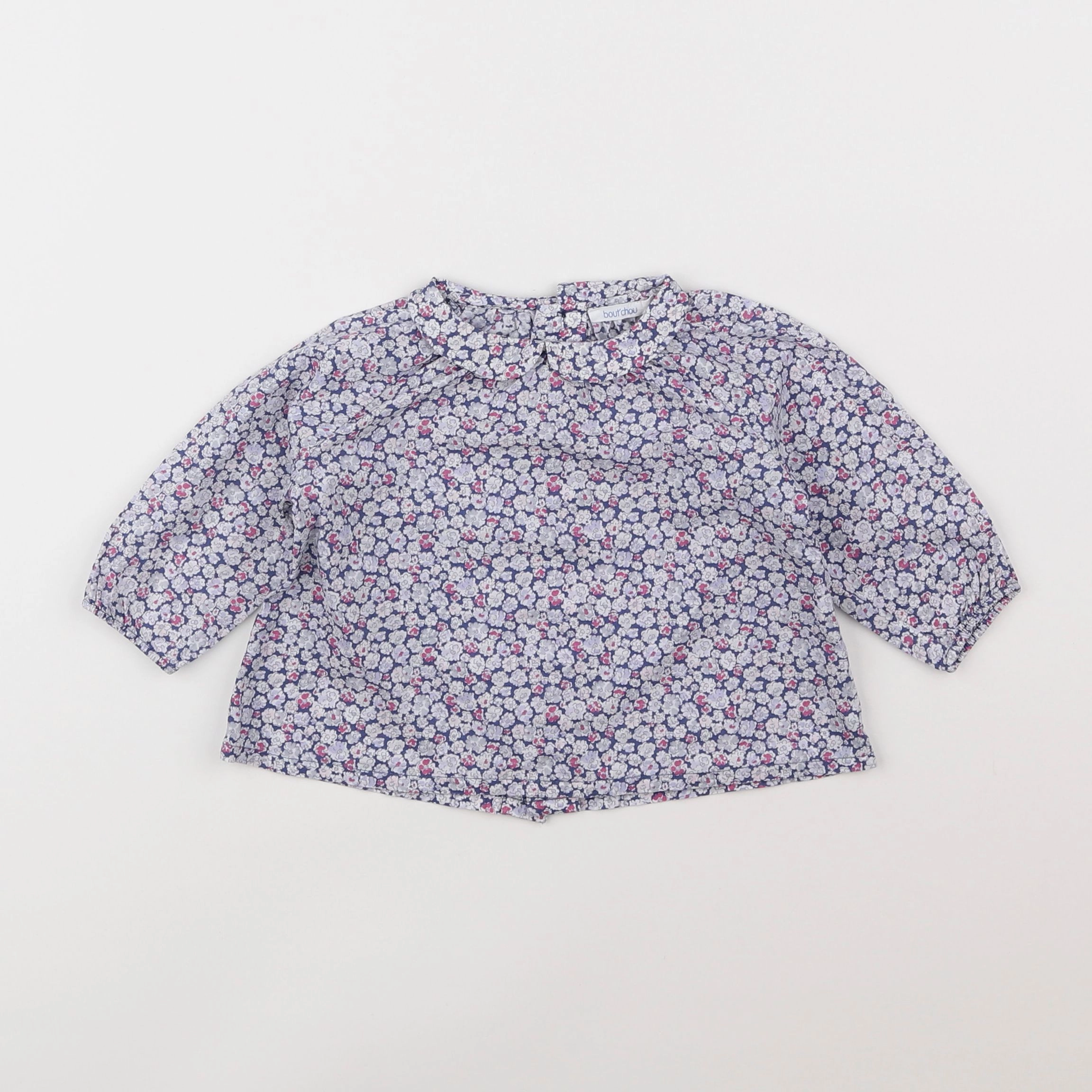 Boutchou - blouse multicolore - 6 mois