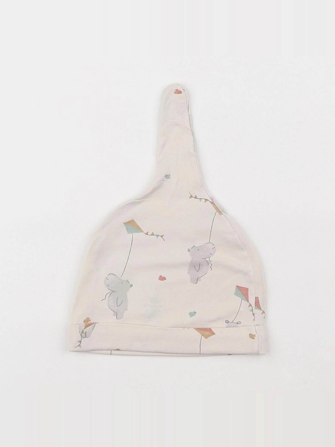 H&M - bonnet multicolore - 6/9 mois