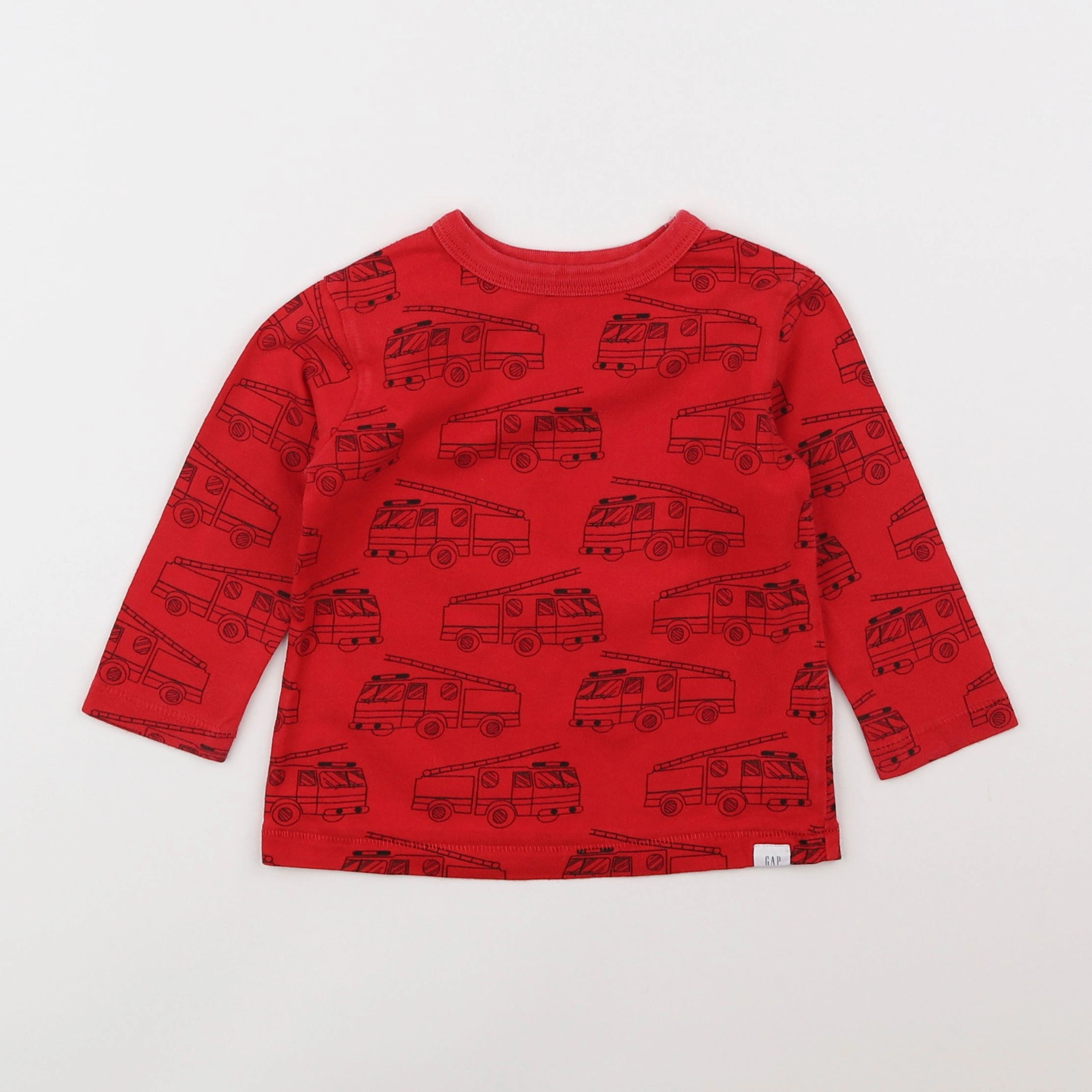 GAP - tee-shirt rouge - 12/18 mois