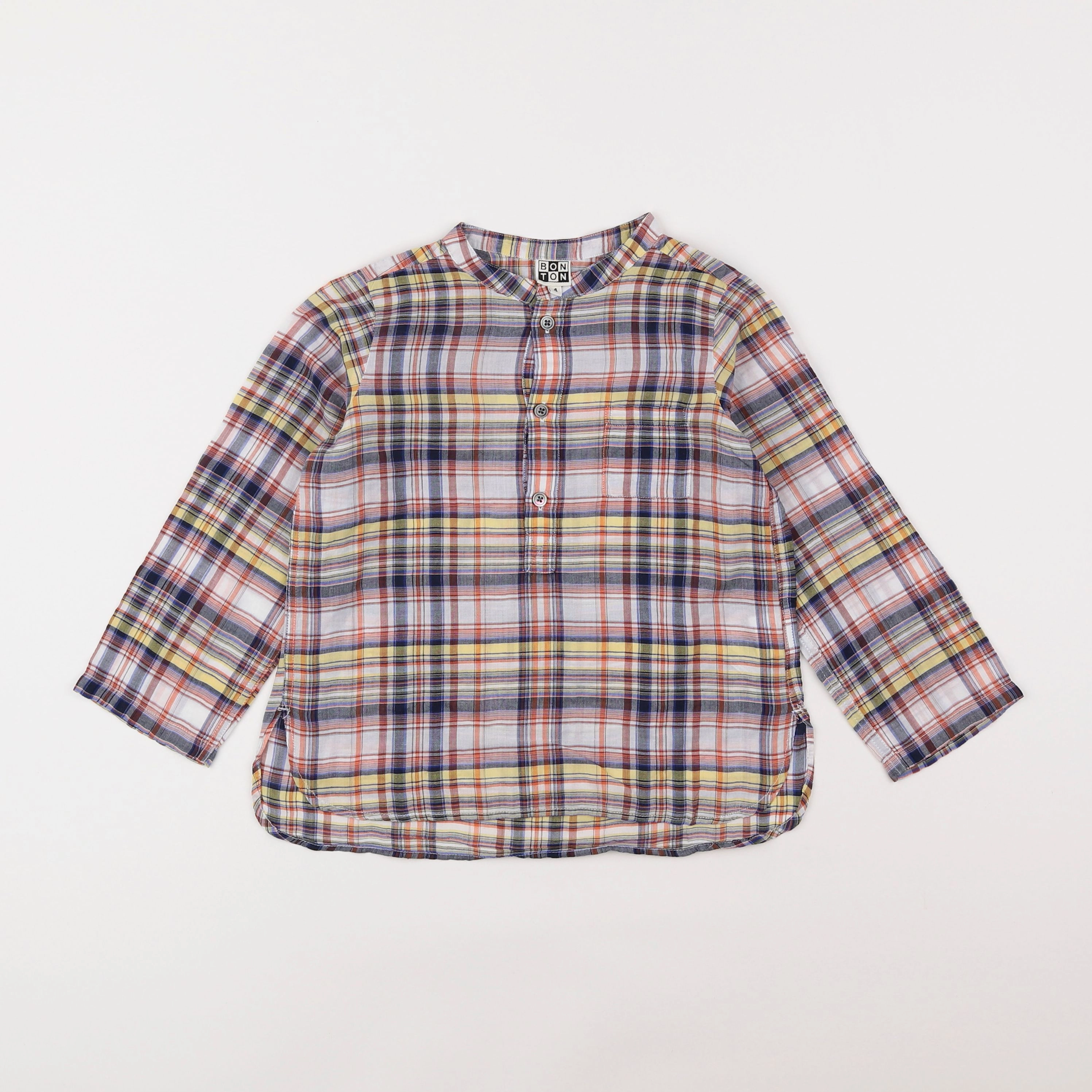 Bonton - chemise multicolore - 4 ans