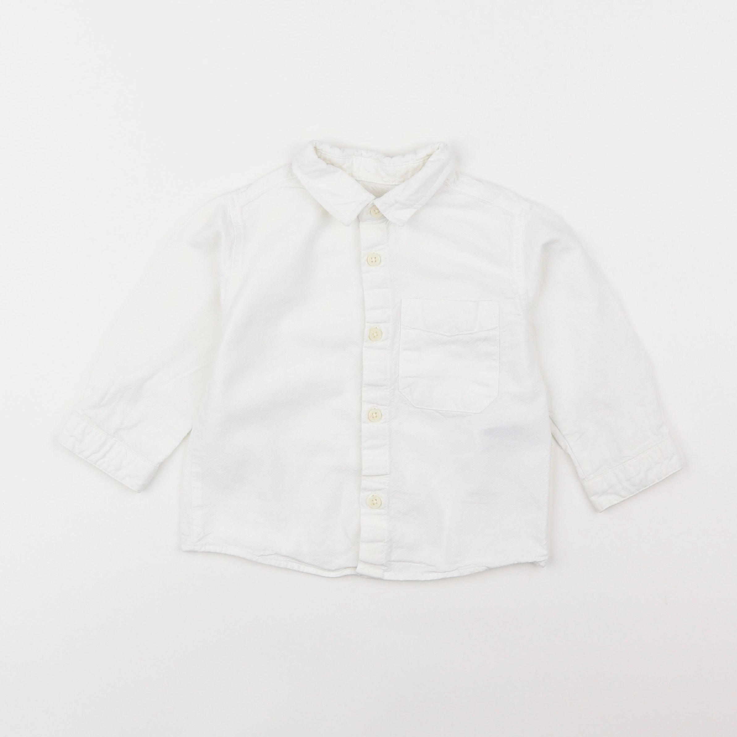 Zara - chemise blanc - 9/12 mois