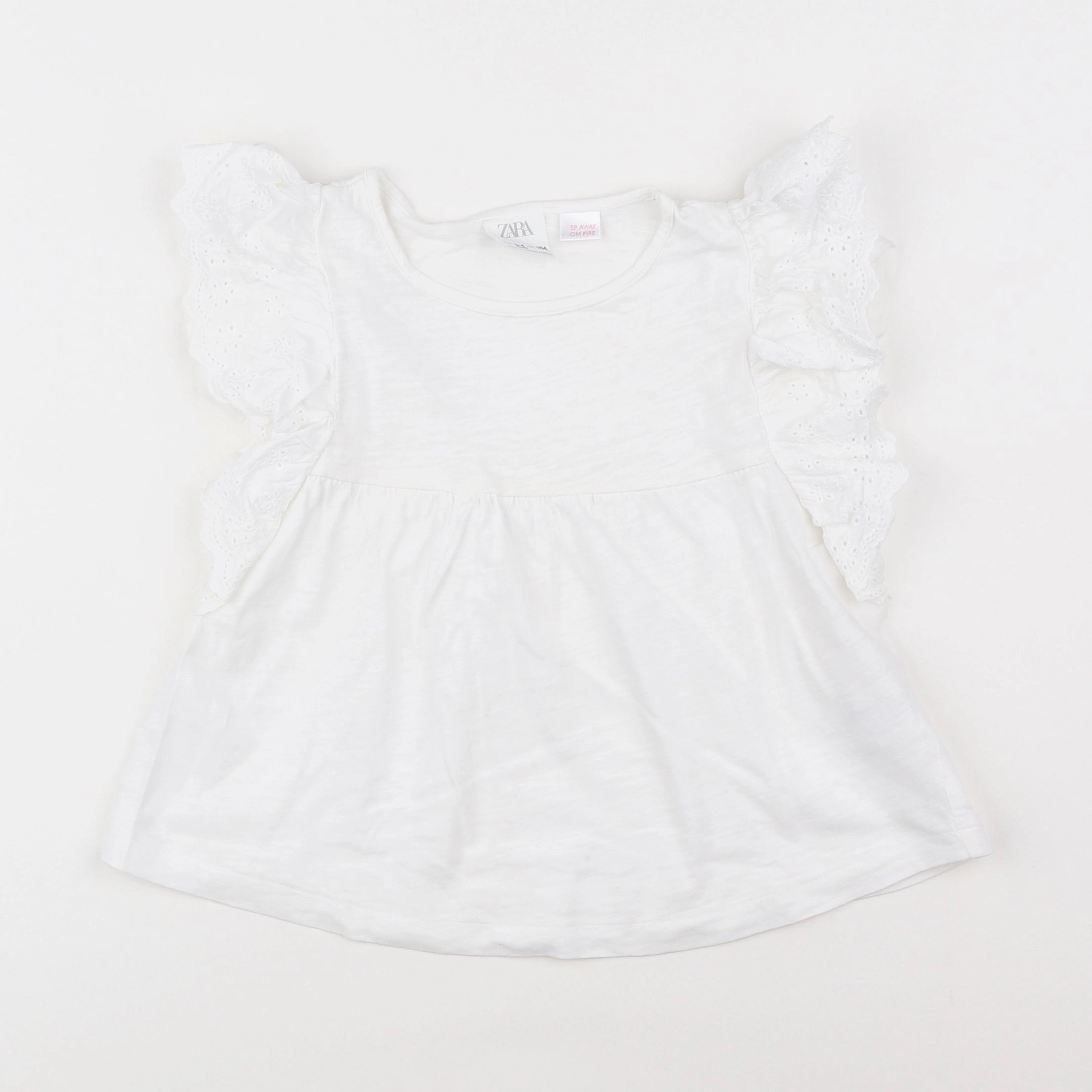 Zara - tee-shirt blanc - 3/4 ans