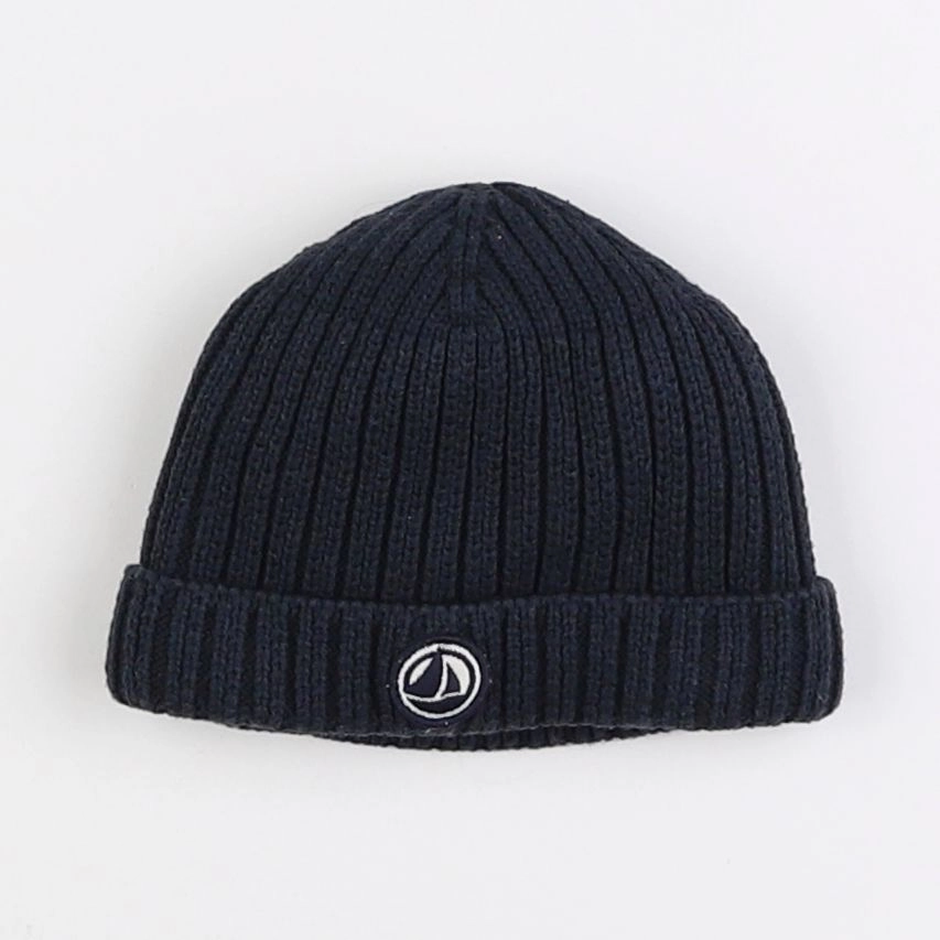 Petit Bateau - bonnet bleu - 3/6 mois