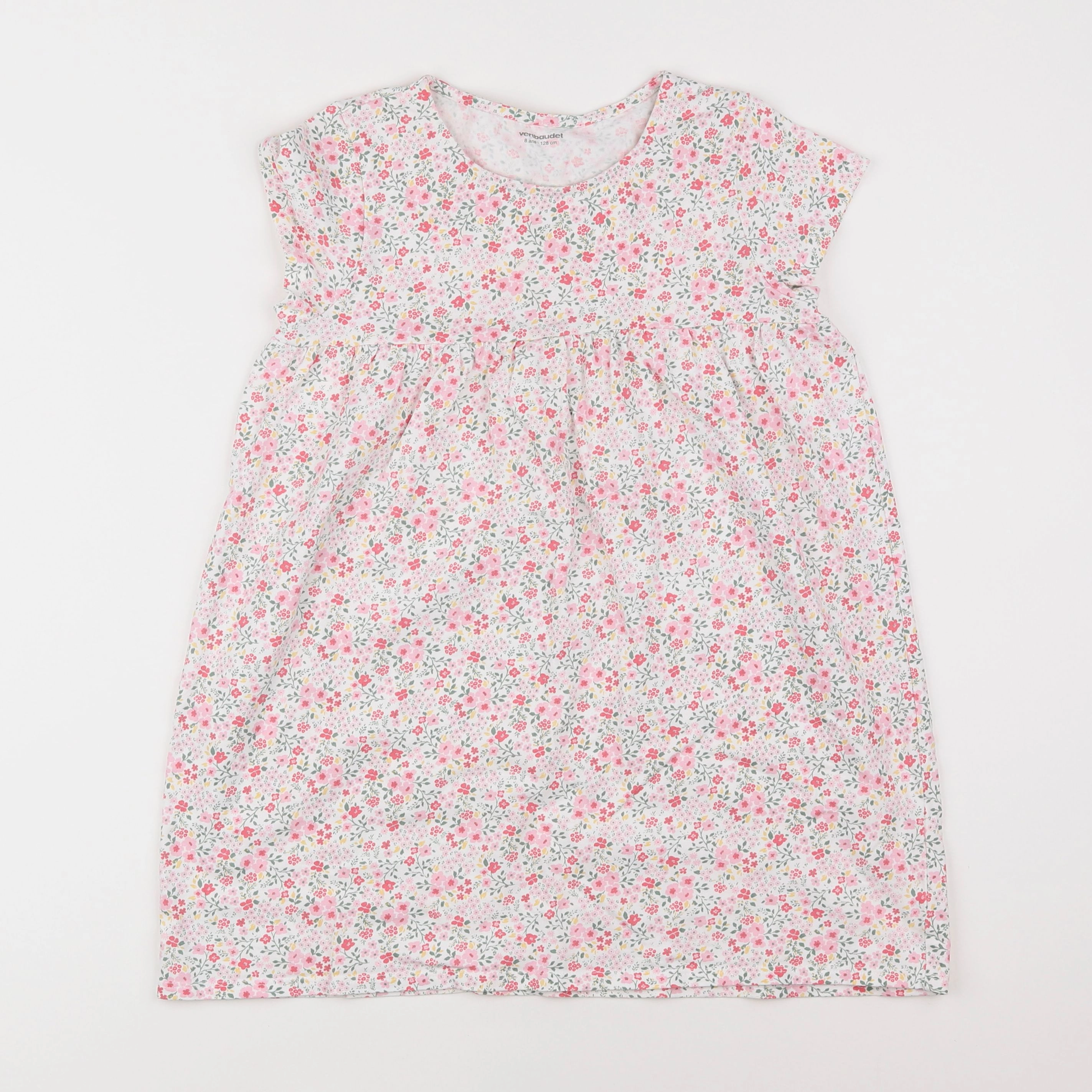 Vertbaudet - robe multicolore - 8 ans