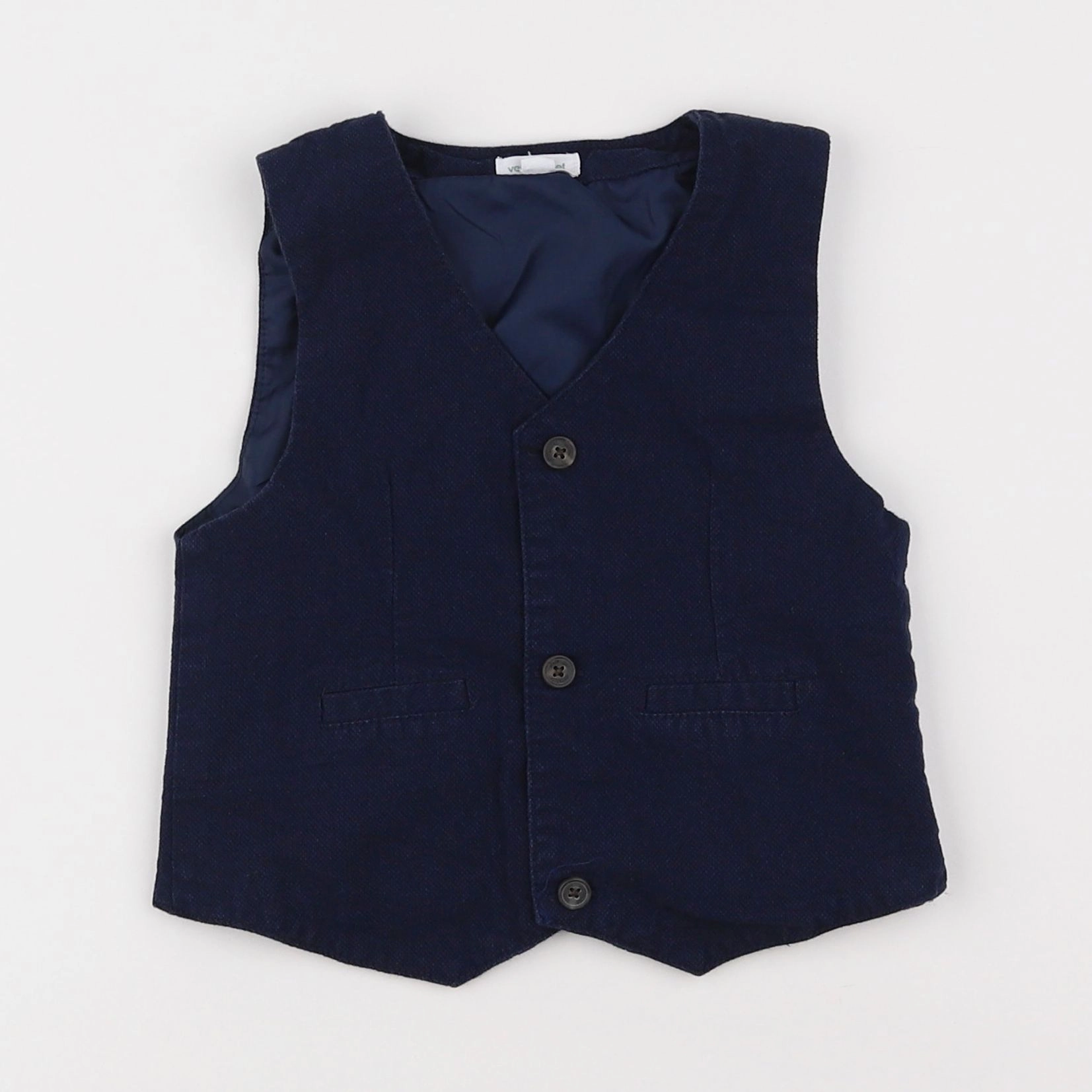 Vertbaudet - gilet bleu - 3 ans