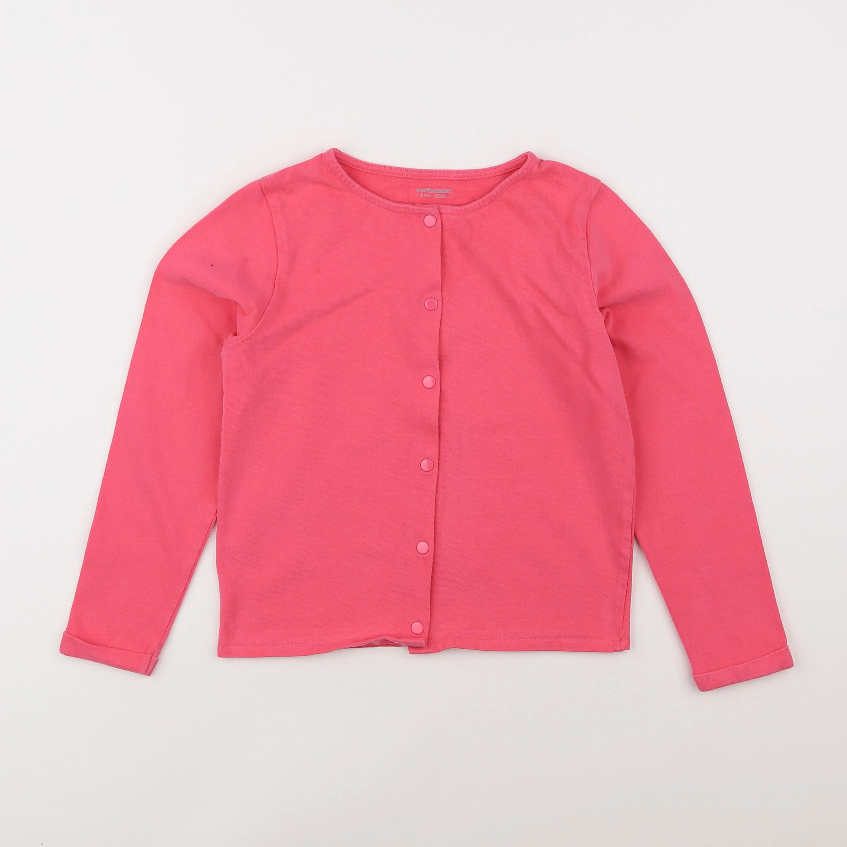 Vertbaudet - gilet rose - 8 ans