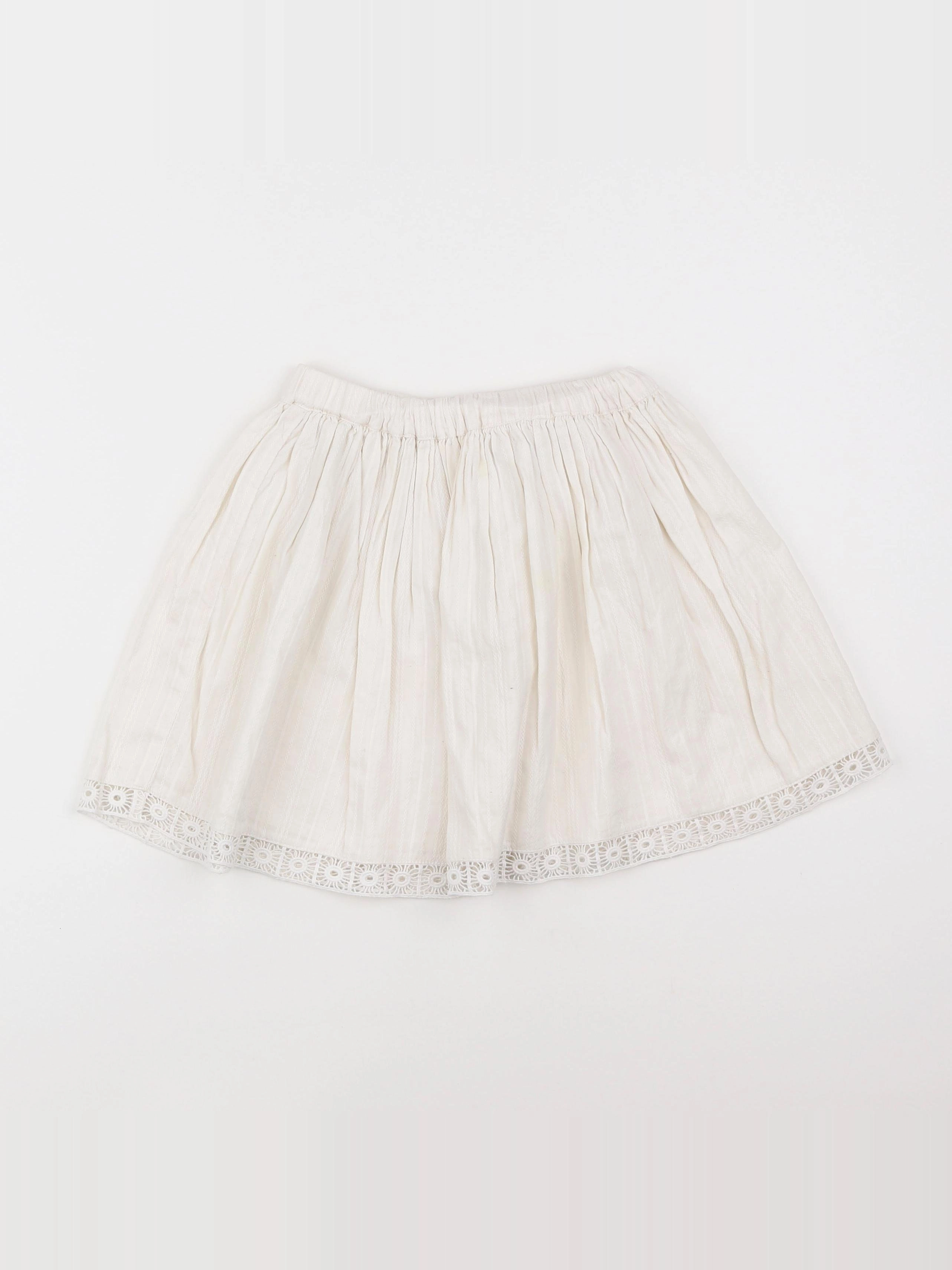 Monoprix - jupe beige - 6 ans