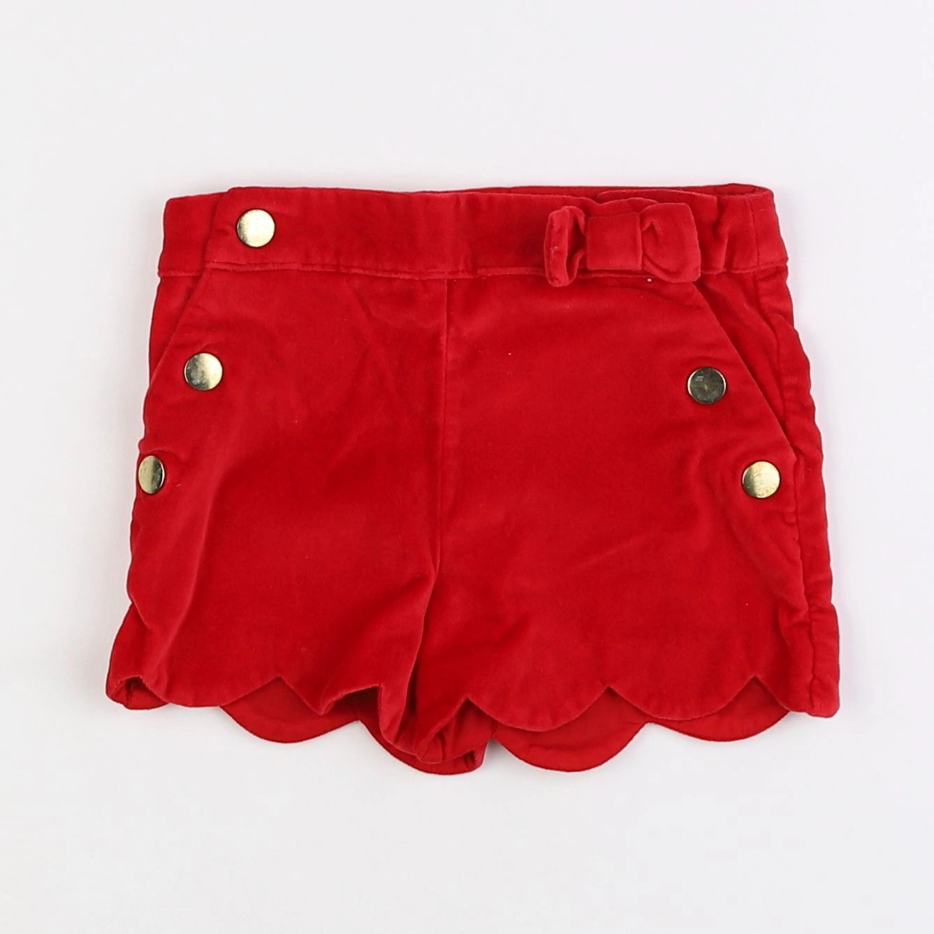 Vertbaudet - short rouge - 3 ans