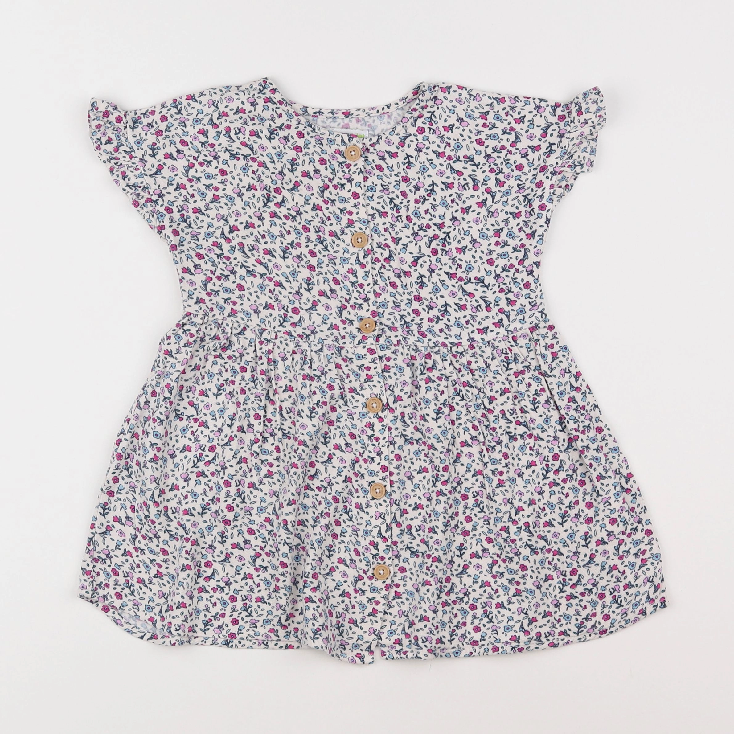 Vertbaudet - robe multicolore - 3 ans