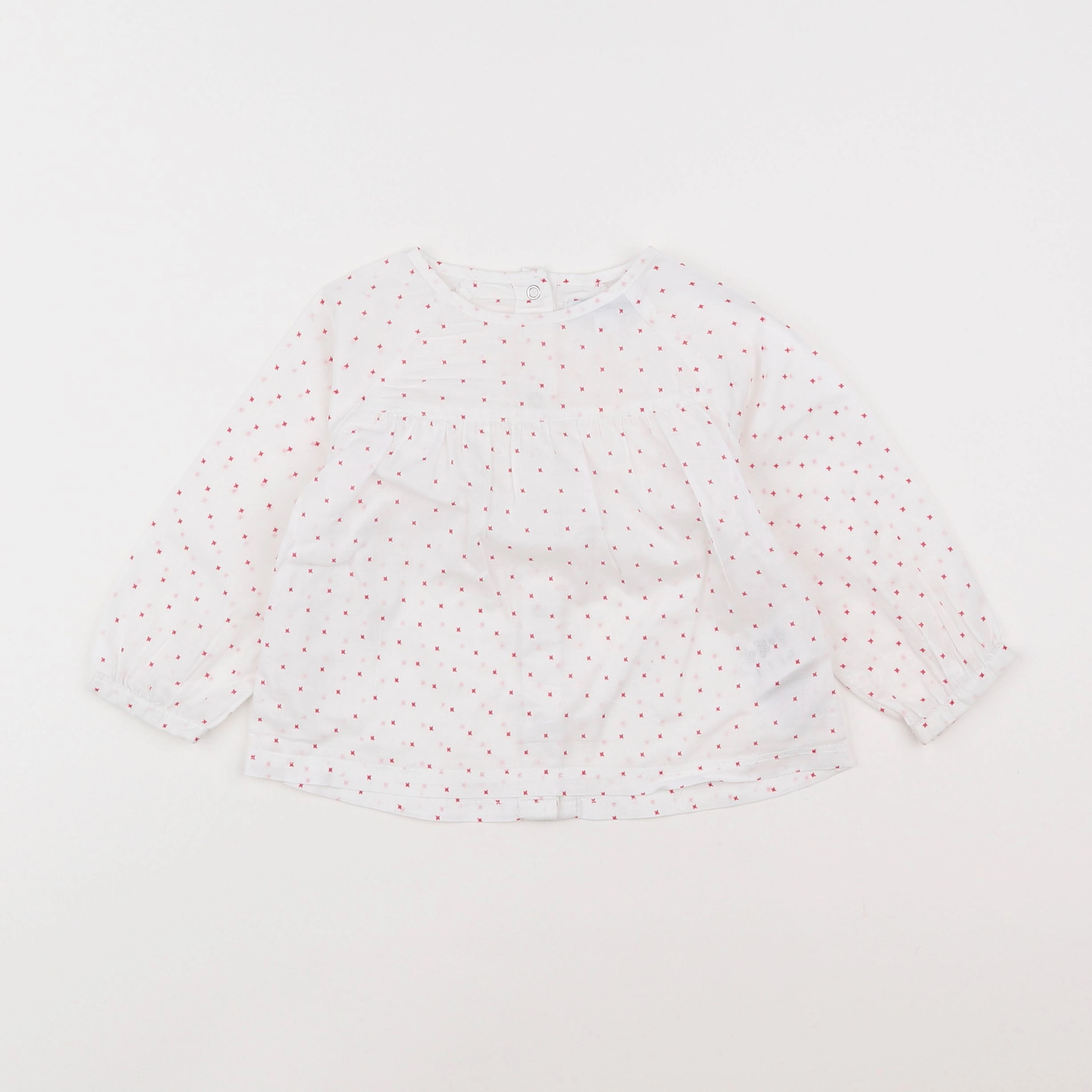 Vertbaudet - blouse blanc - 18 mois