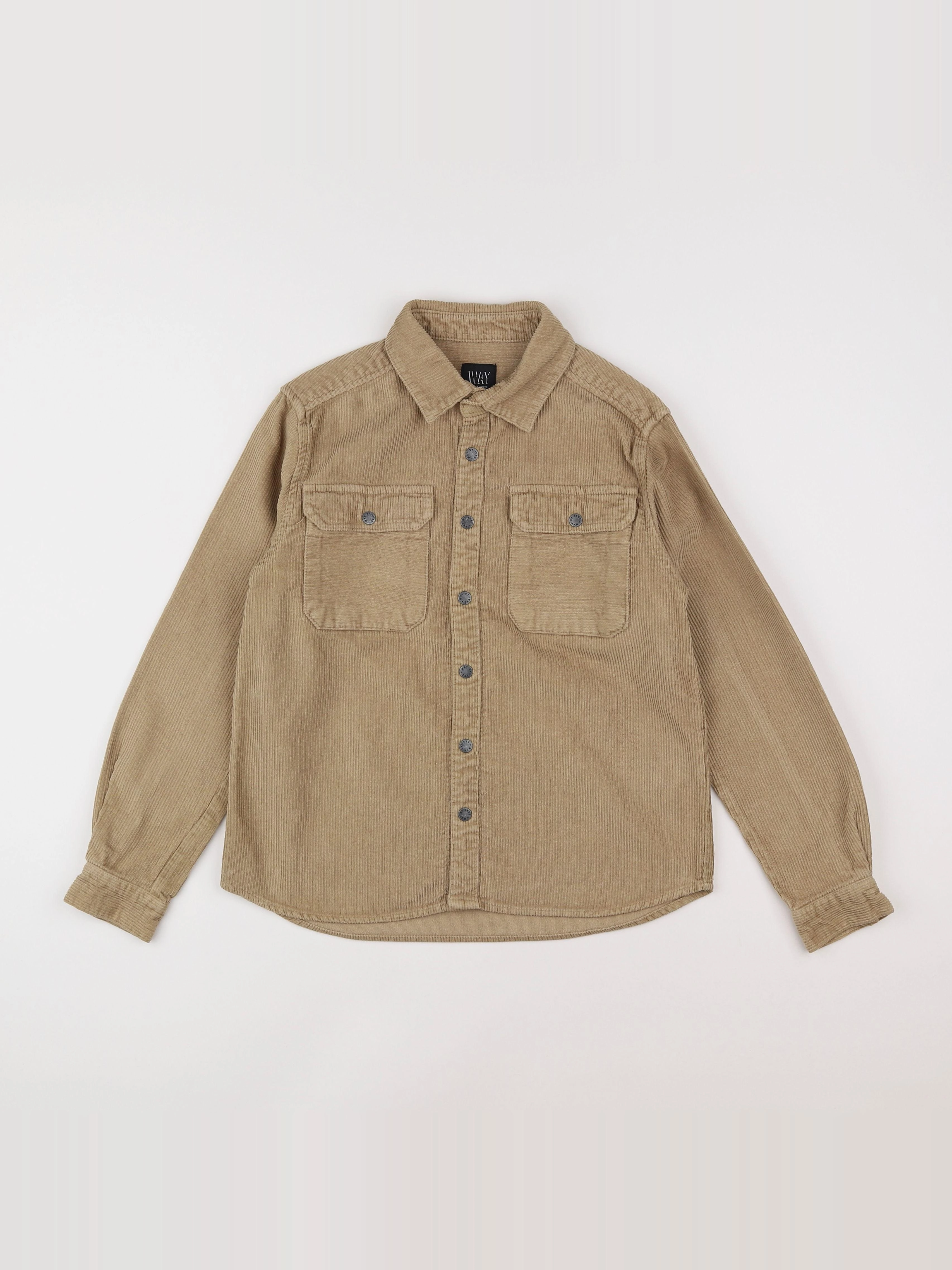 IKKS - chemise marron - 10 ans
