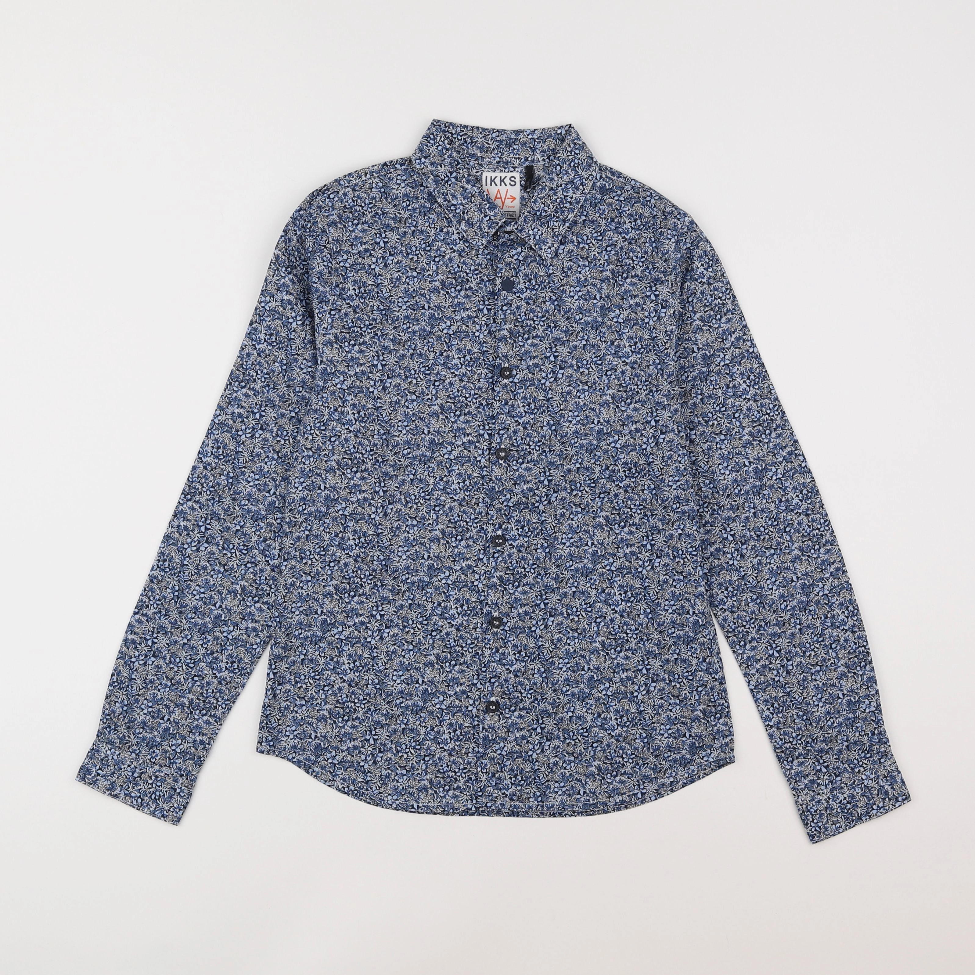 IKKS - chemise bleu - 10 ans