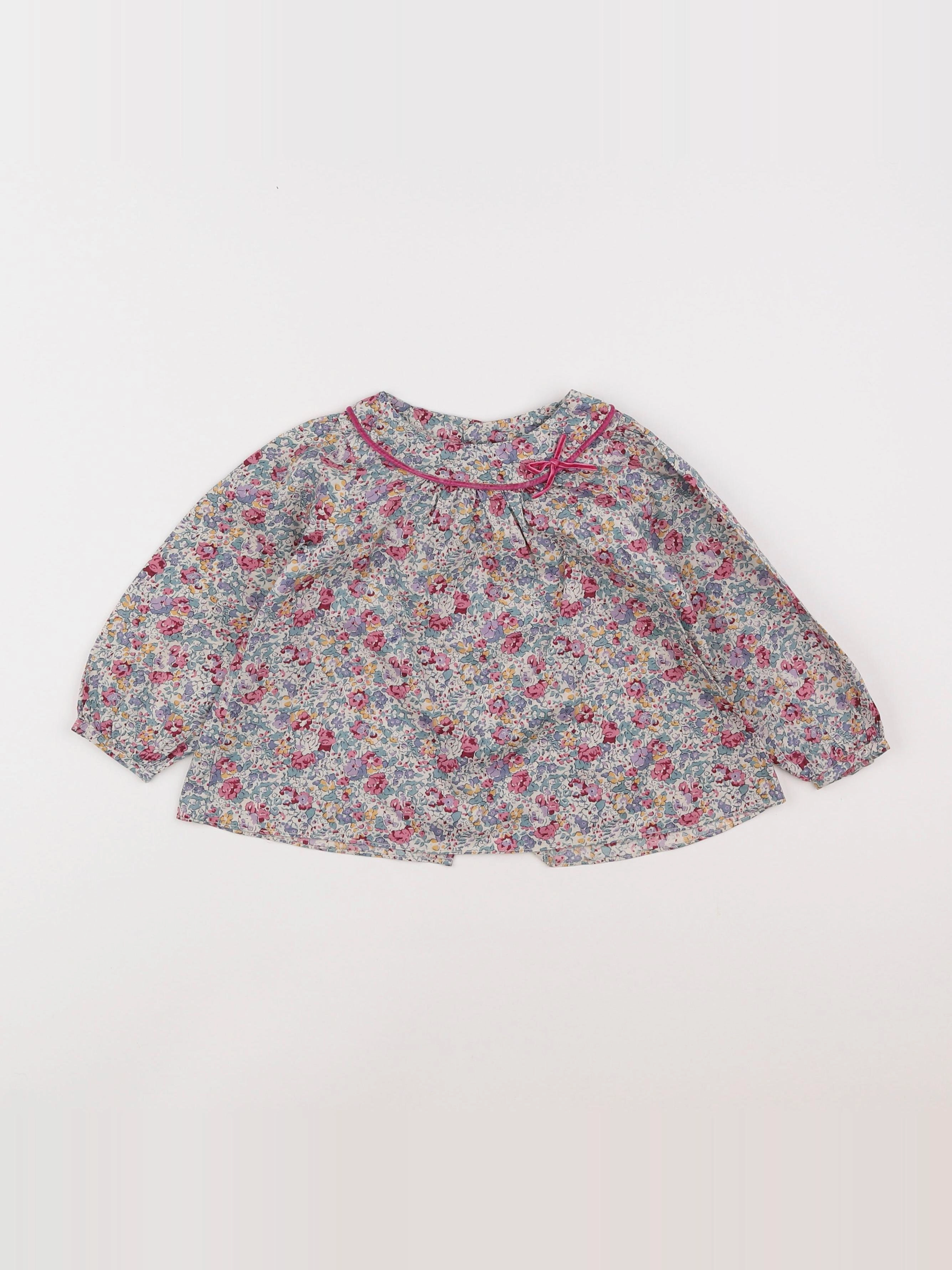 Jacadi - blouse liberty multicolore - 18 mois