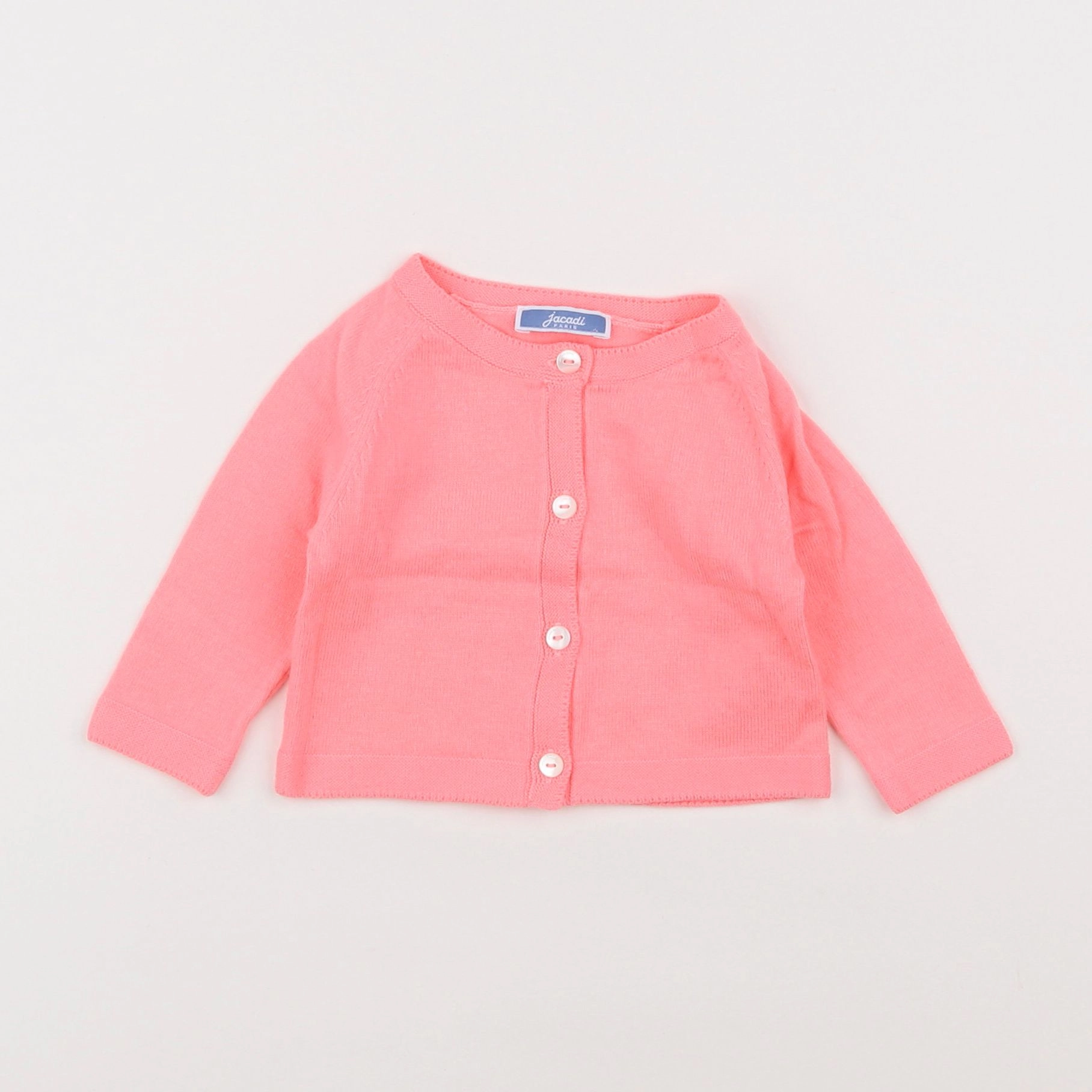 Jacadi - gilet rose - 1 mois