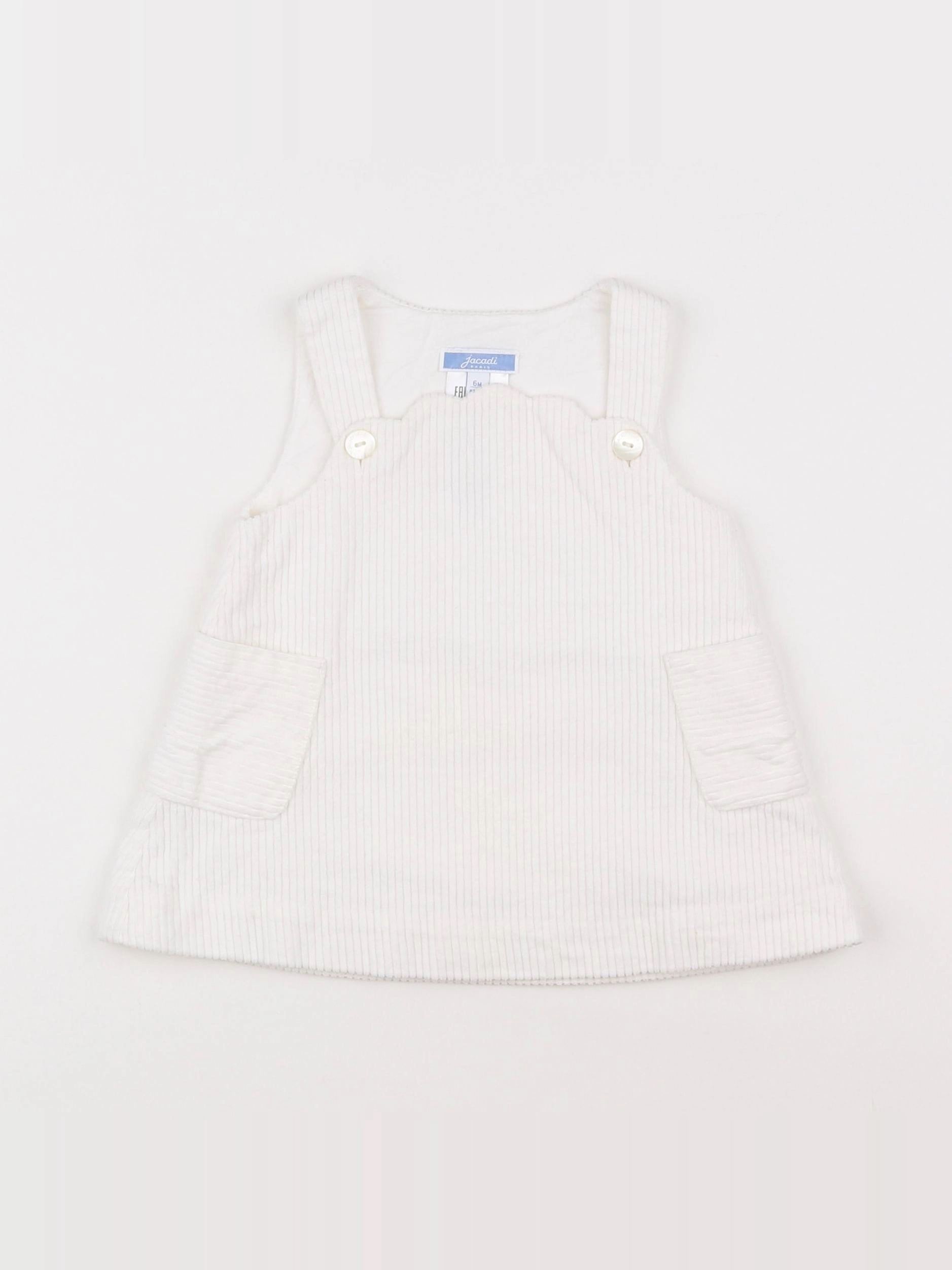 Jacadi - robe blanc - 6 mois