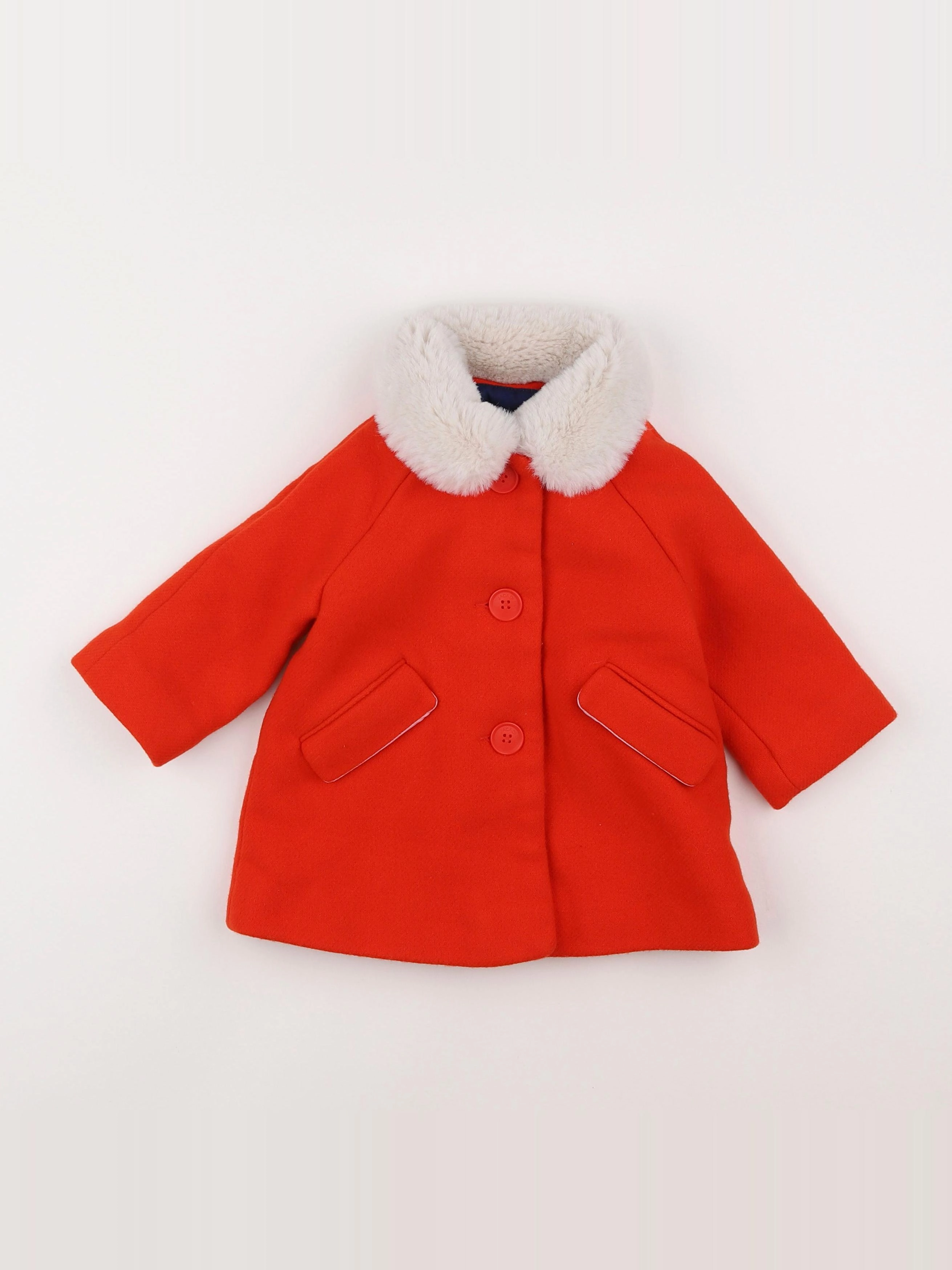 Jacadi - manteau rouge - 18 mois
