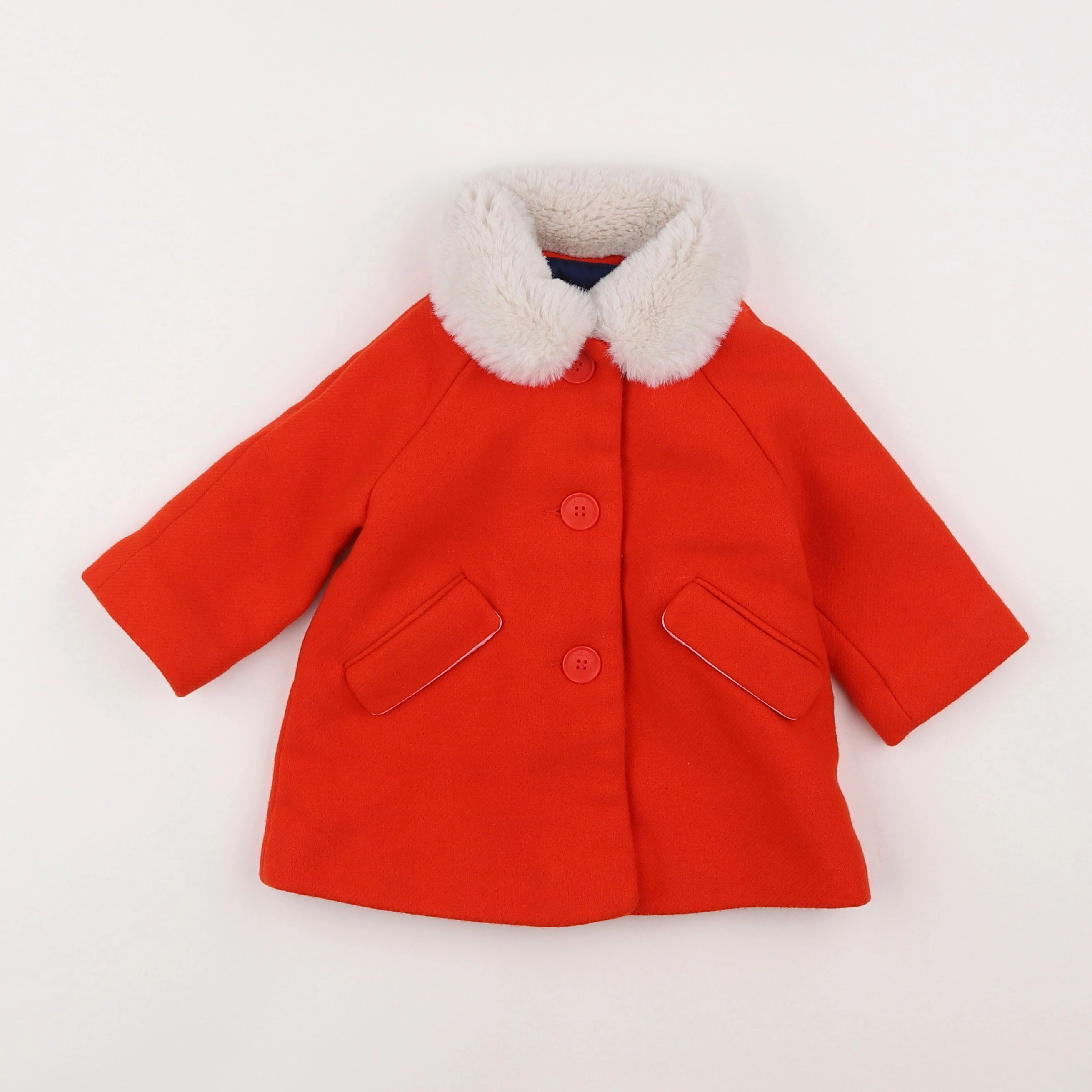 Jacadi - manteau rouge - 18 mois