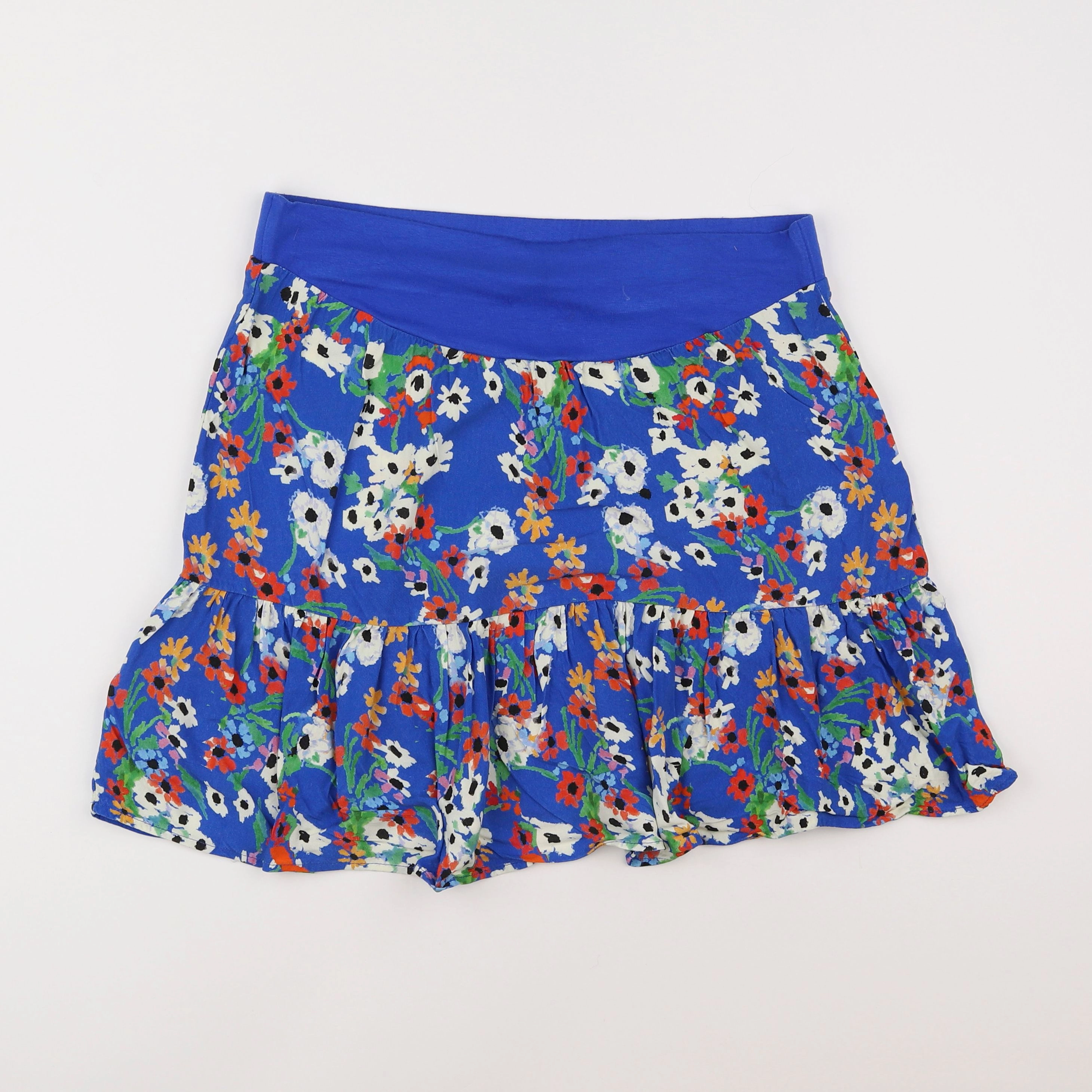 Envie de fraise - jupe grossesse bleu - 38