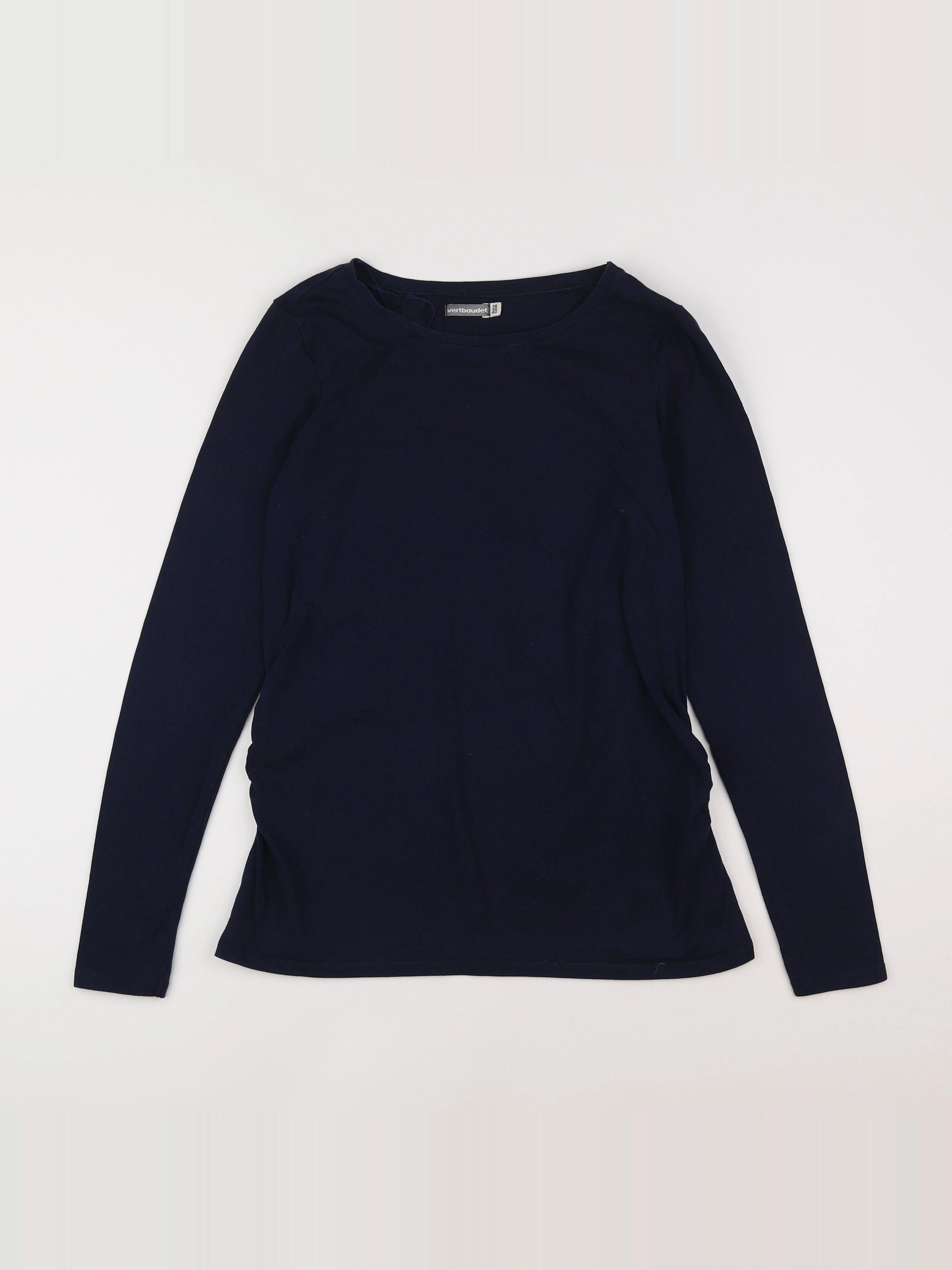 Vertbaudet - tee-shirt grossesse bleu - 38 à 40