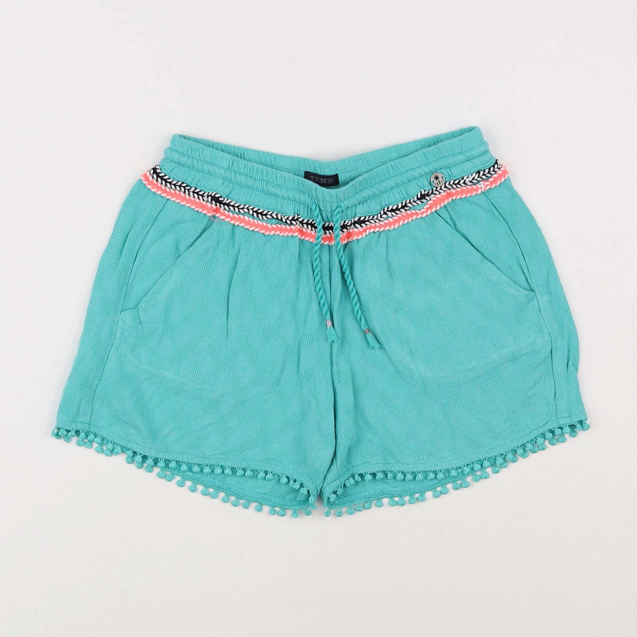 IKKS - short bleu - 8 ans