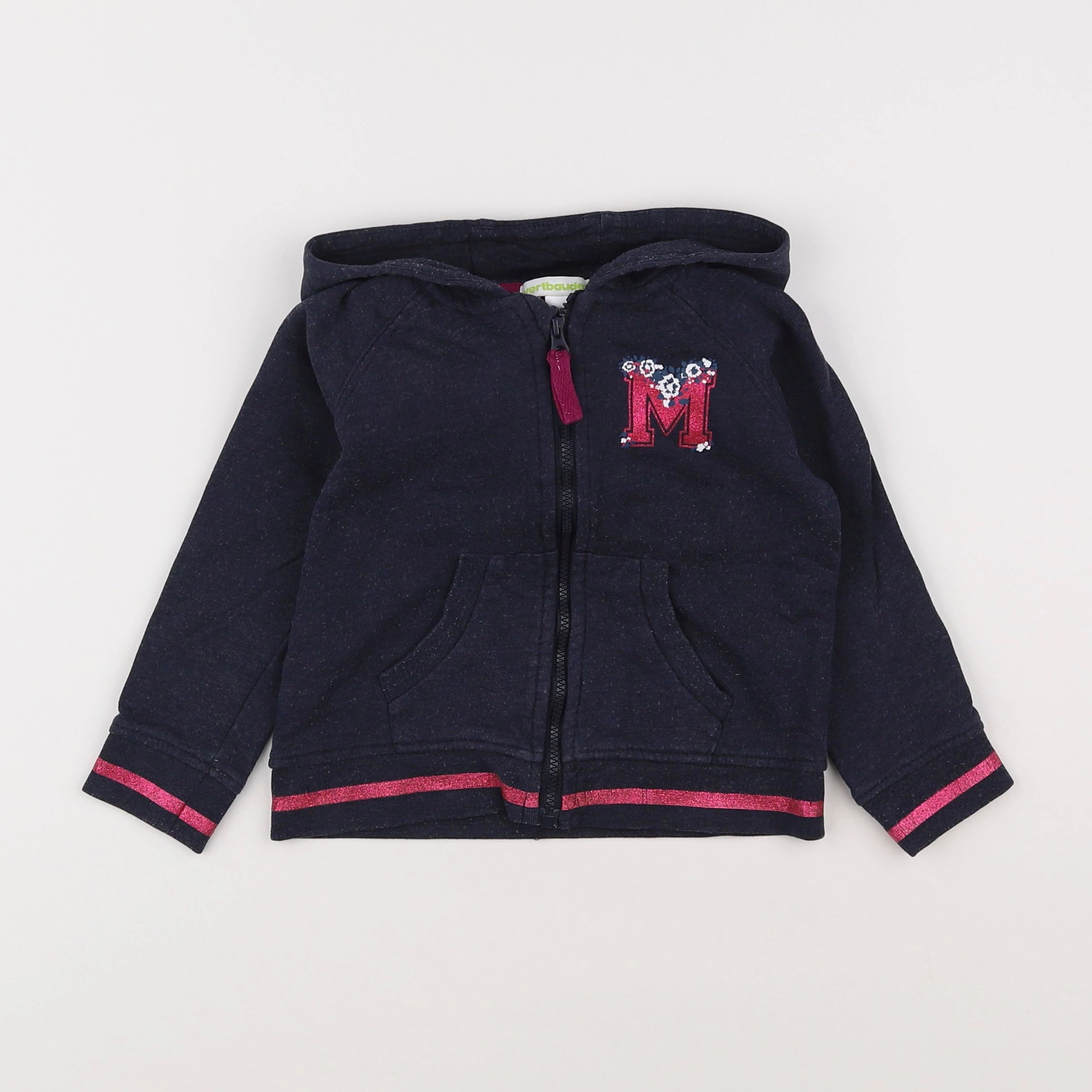 Vertbaudet - sweat bleu - 3 ans