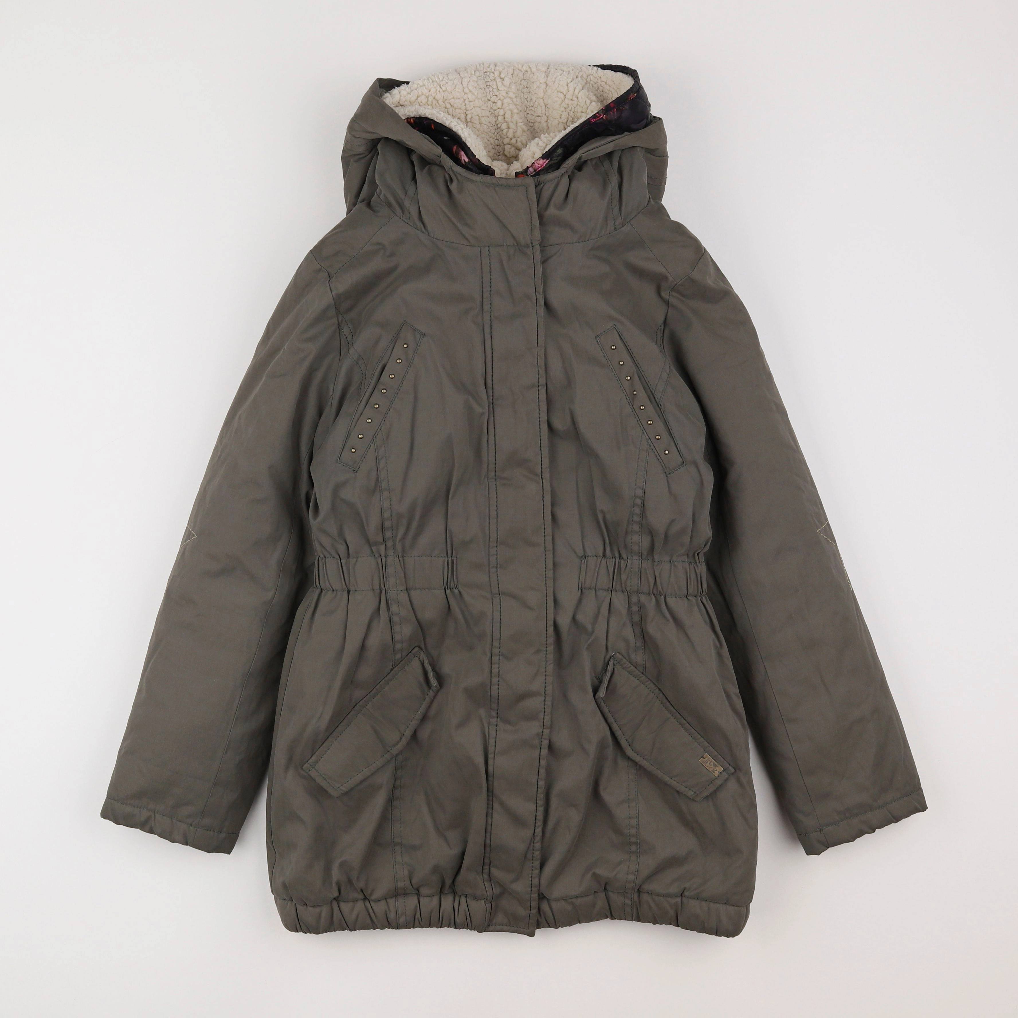 IKKS - parka vert - 10 ans