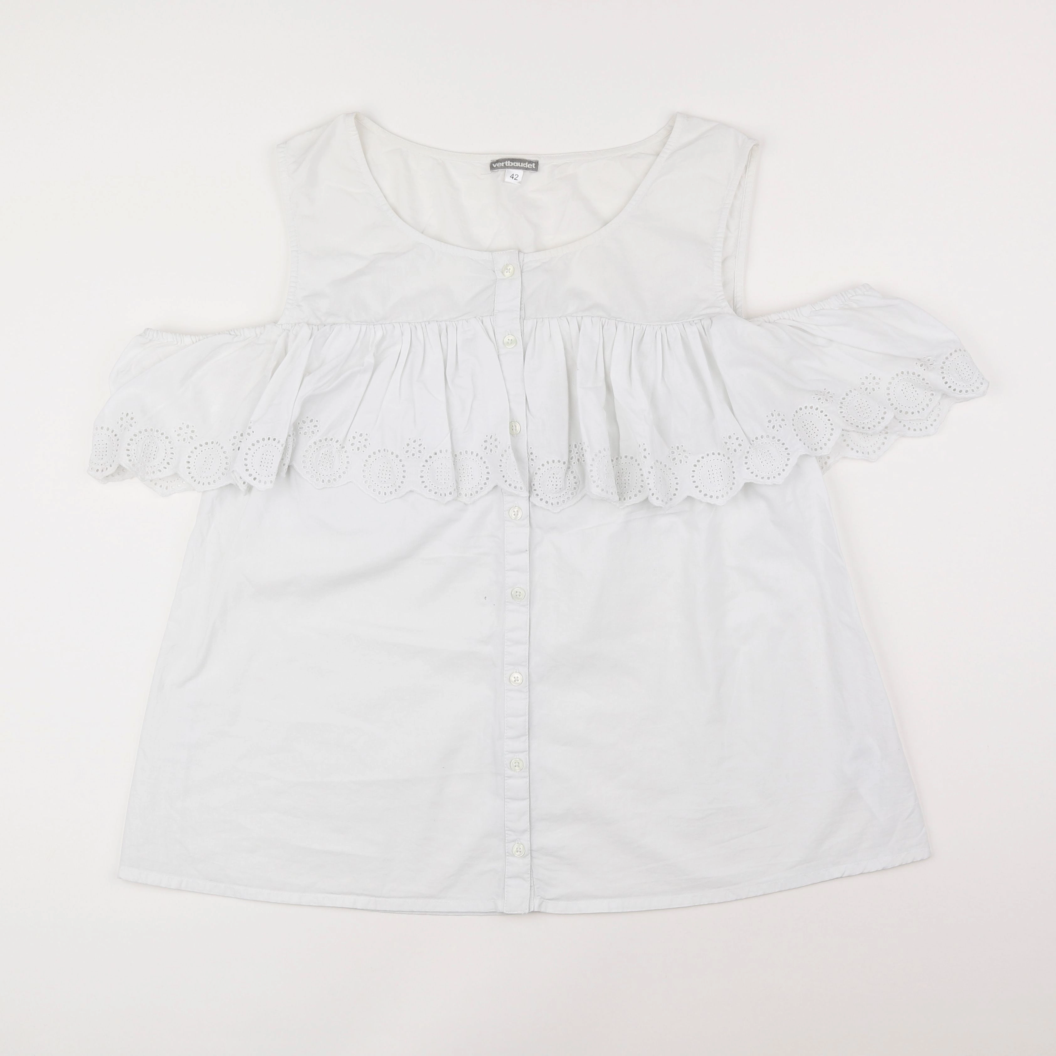 Vertbaudet - blouse allaitement blanc - 42