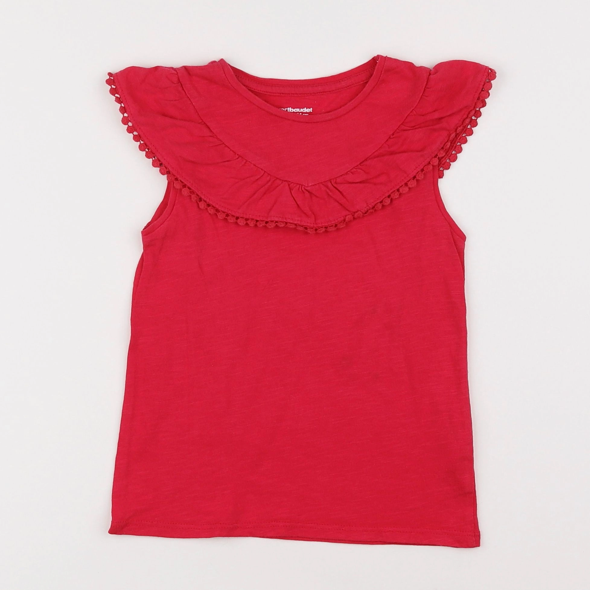 Vertbaudet - tee-shirt rose - 4 ans