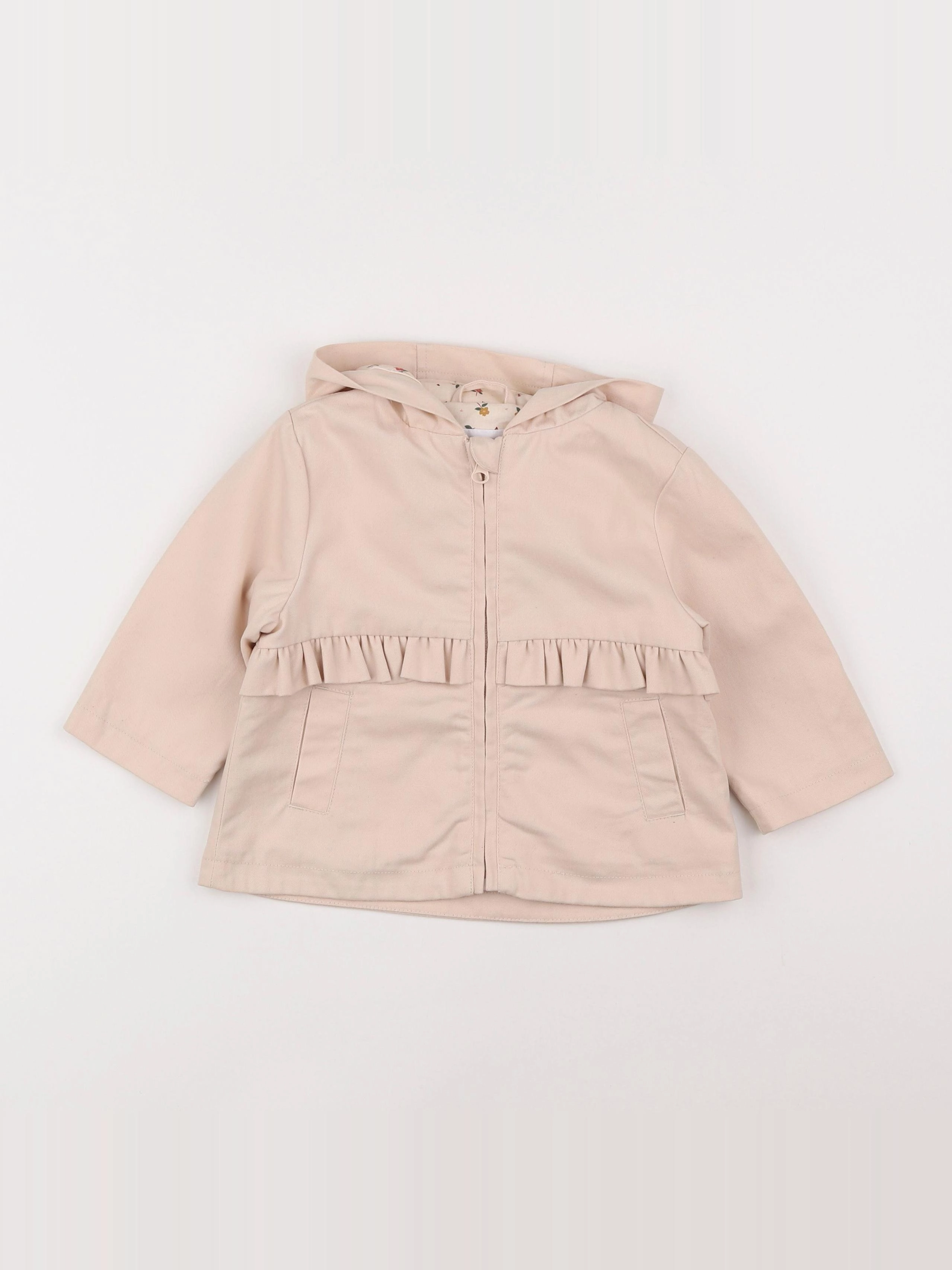 Vertbaudet - veste beige - 12 mois