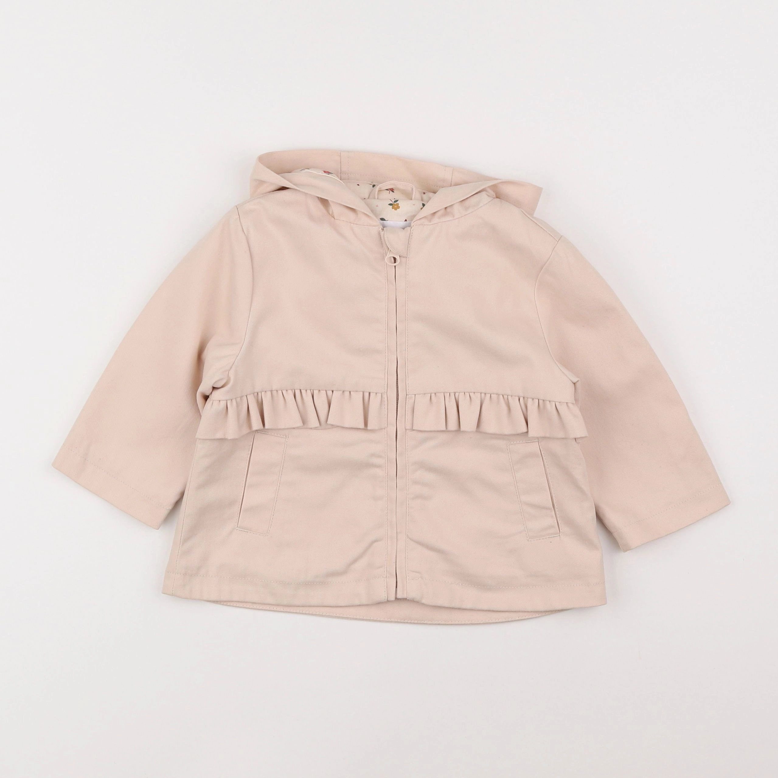 Vertbaudet - veste beige - 12 mois