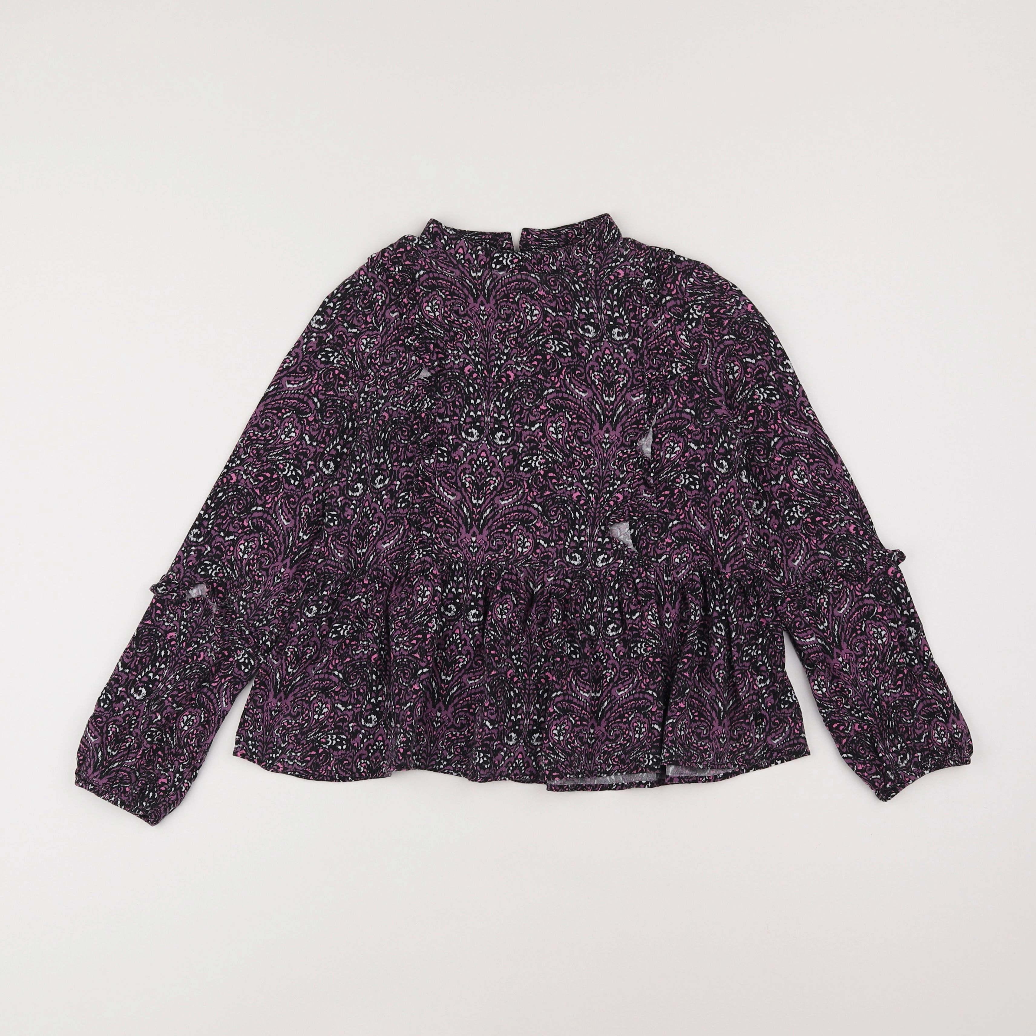 IKKS - blouse violet - 10 ans