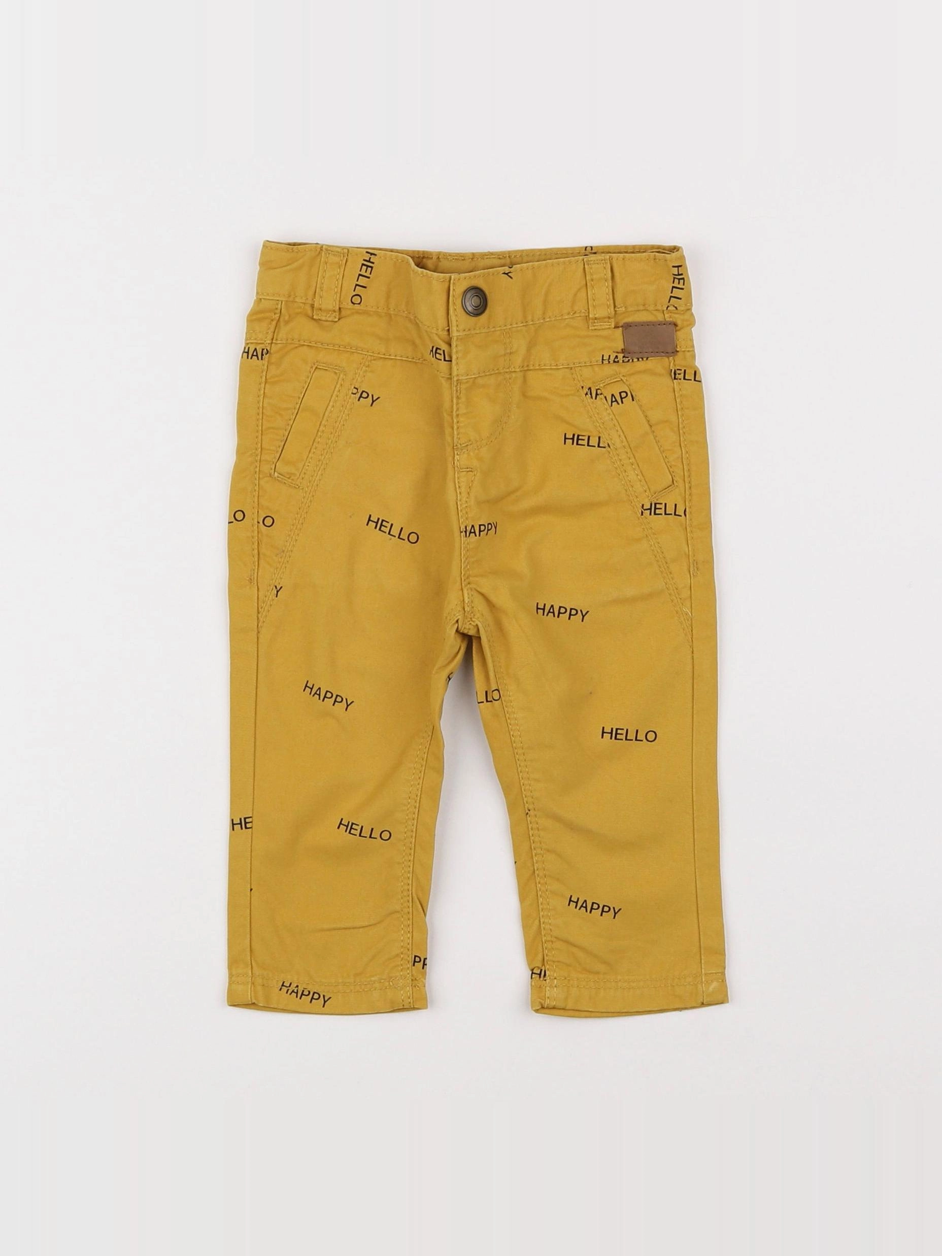Tape à l'oeil - pantalon jaune - 6 mois