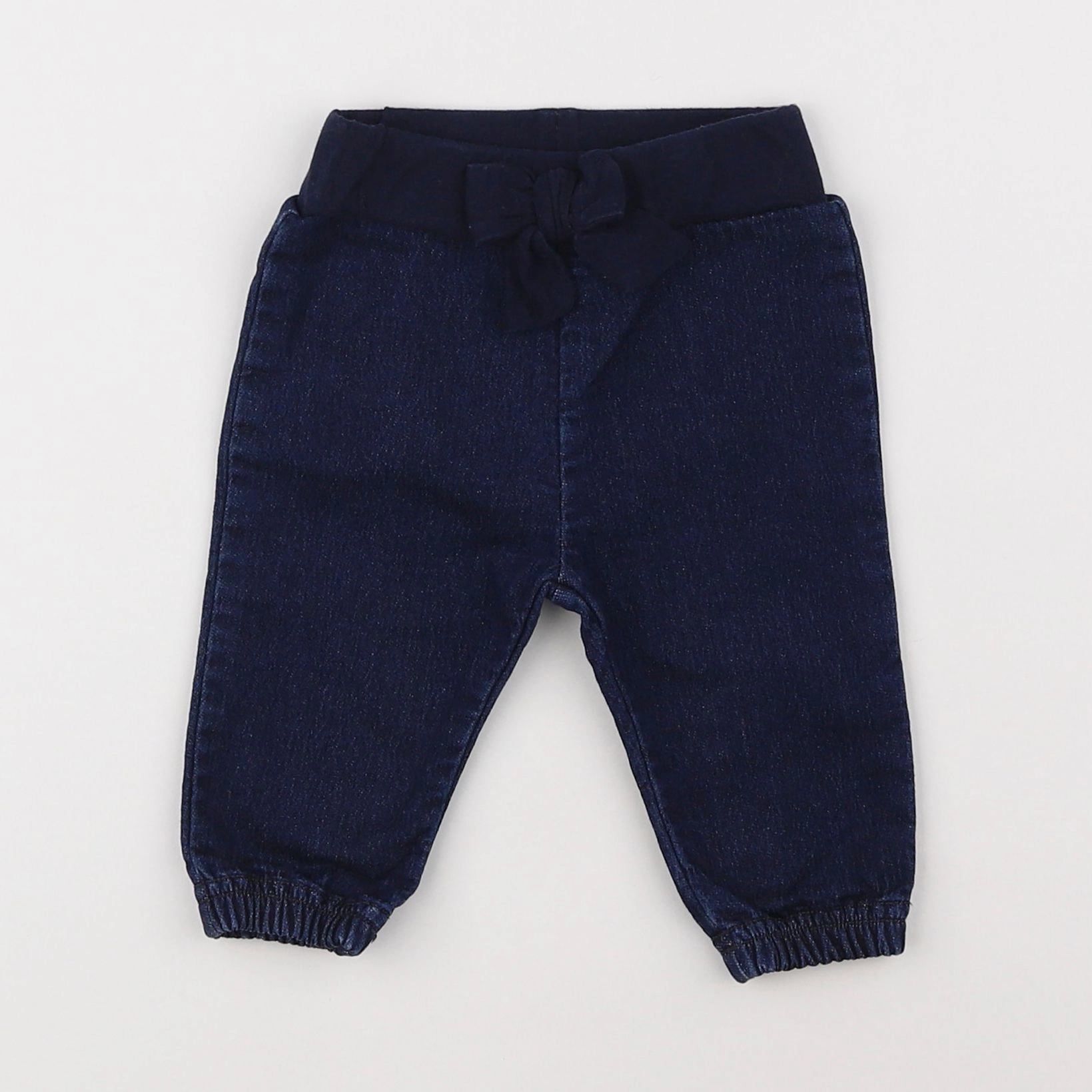 Petit Bateau - pantalon bleu - 3 mois