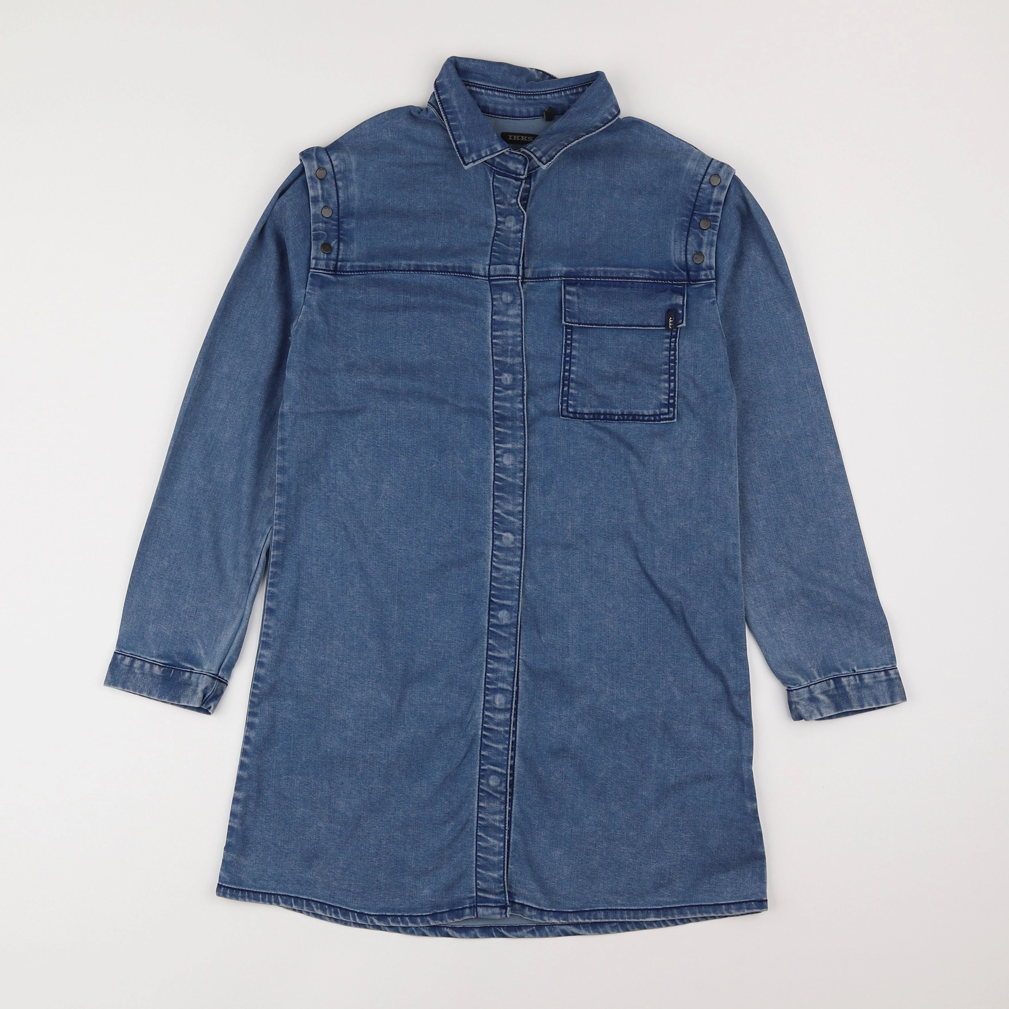 IKKS - robe bleu - 10 ans