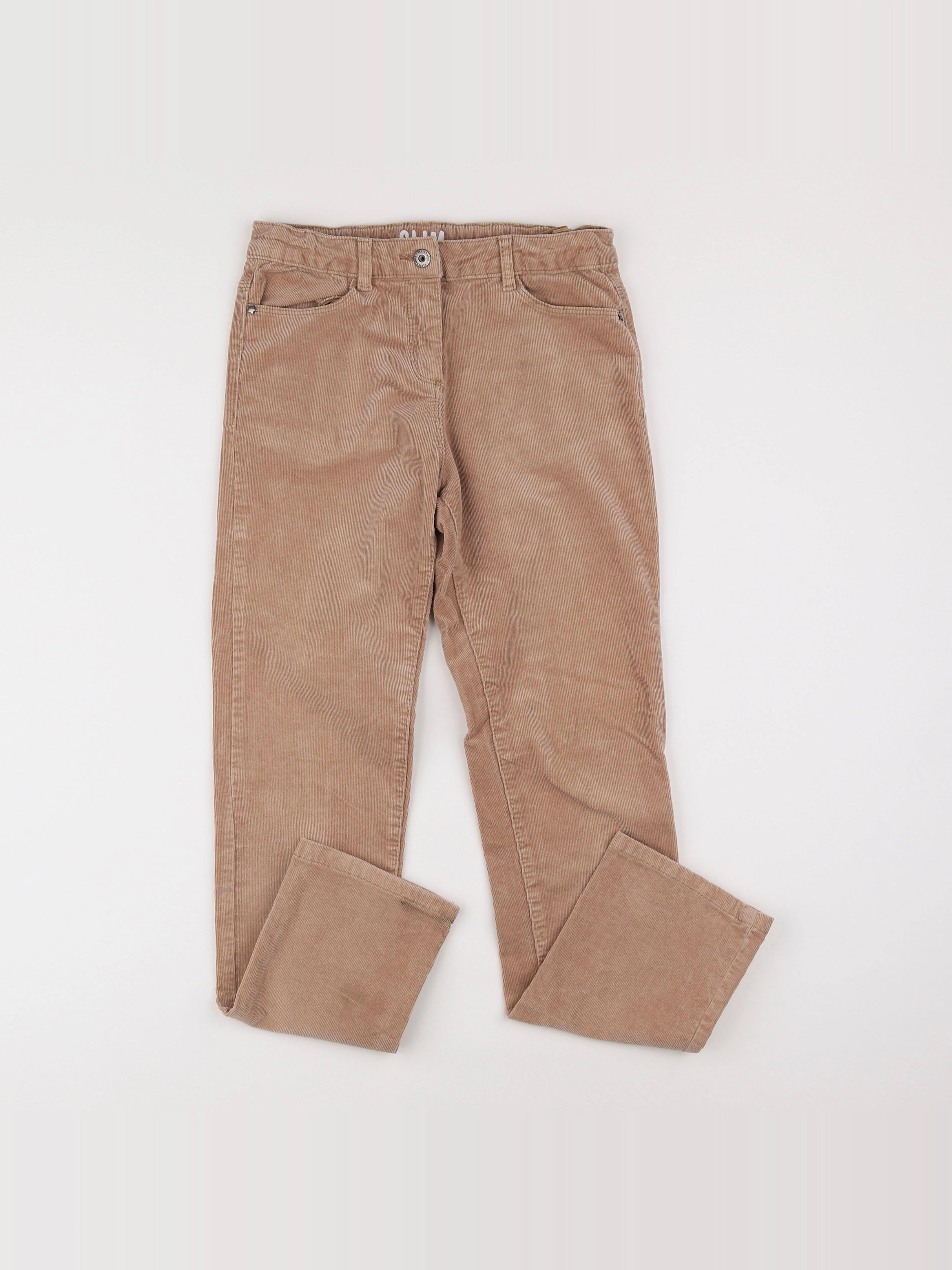 Vertbaudet - pantalon beige - 12 ans