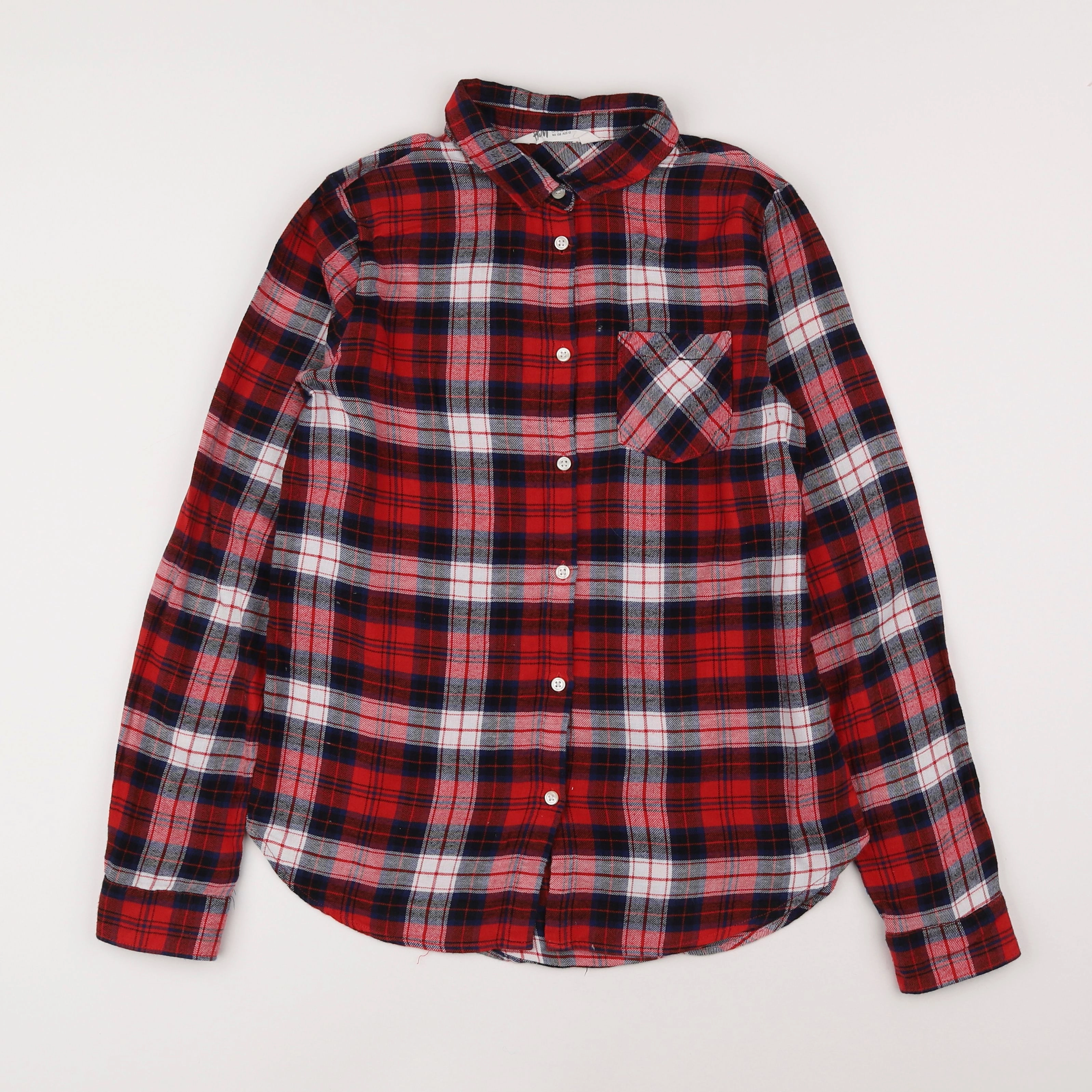 H&M - chemise rouge - 12/13 ans