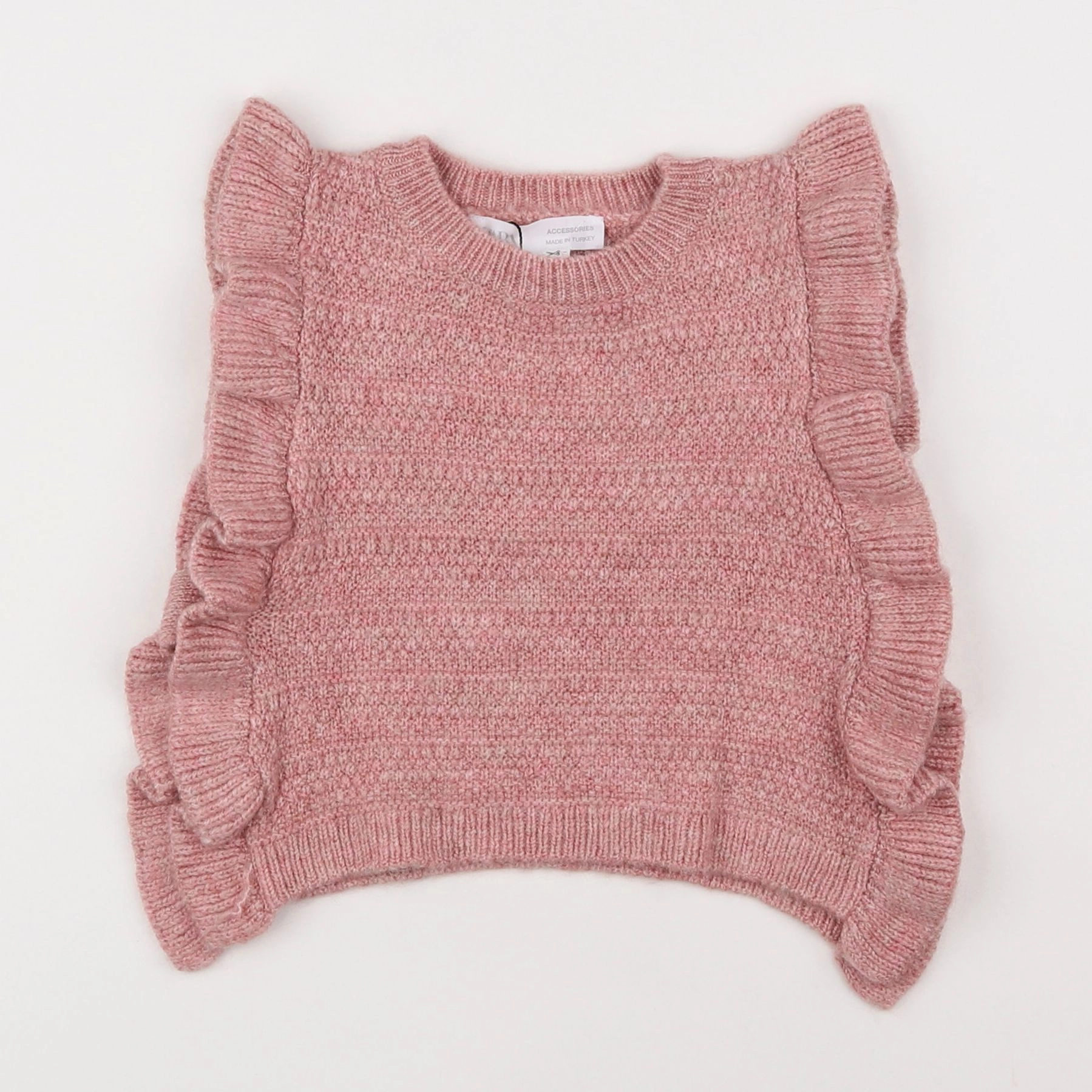 Zara - pull rose - 6/9 ans