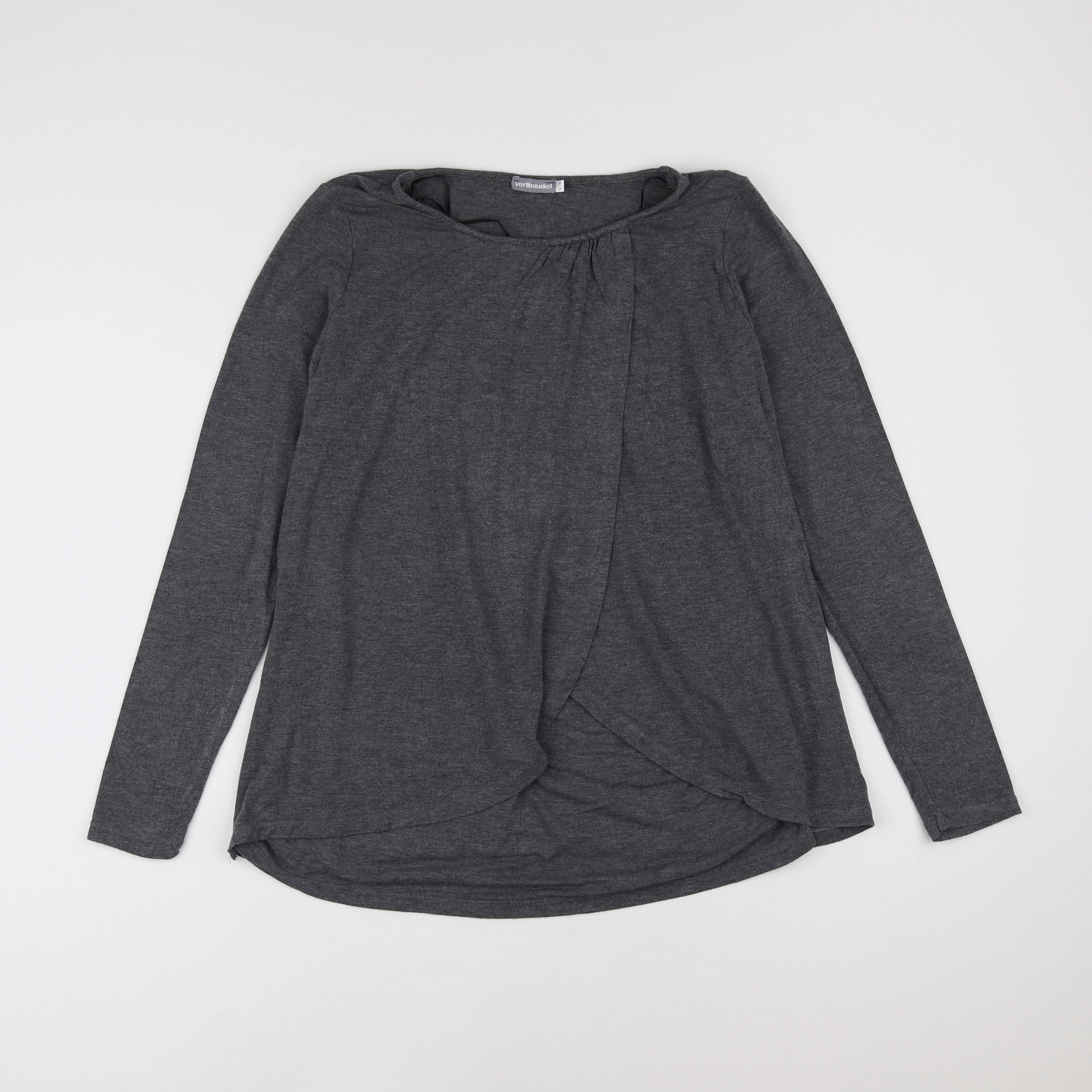 Vertbaudet - tee-shirt allaitement gris - 34 à 36