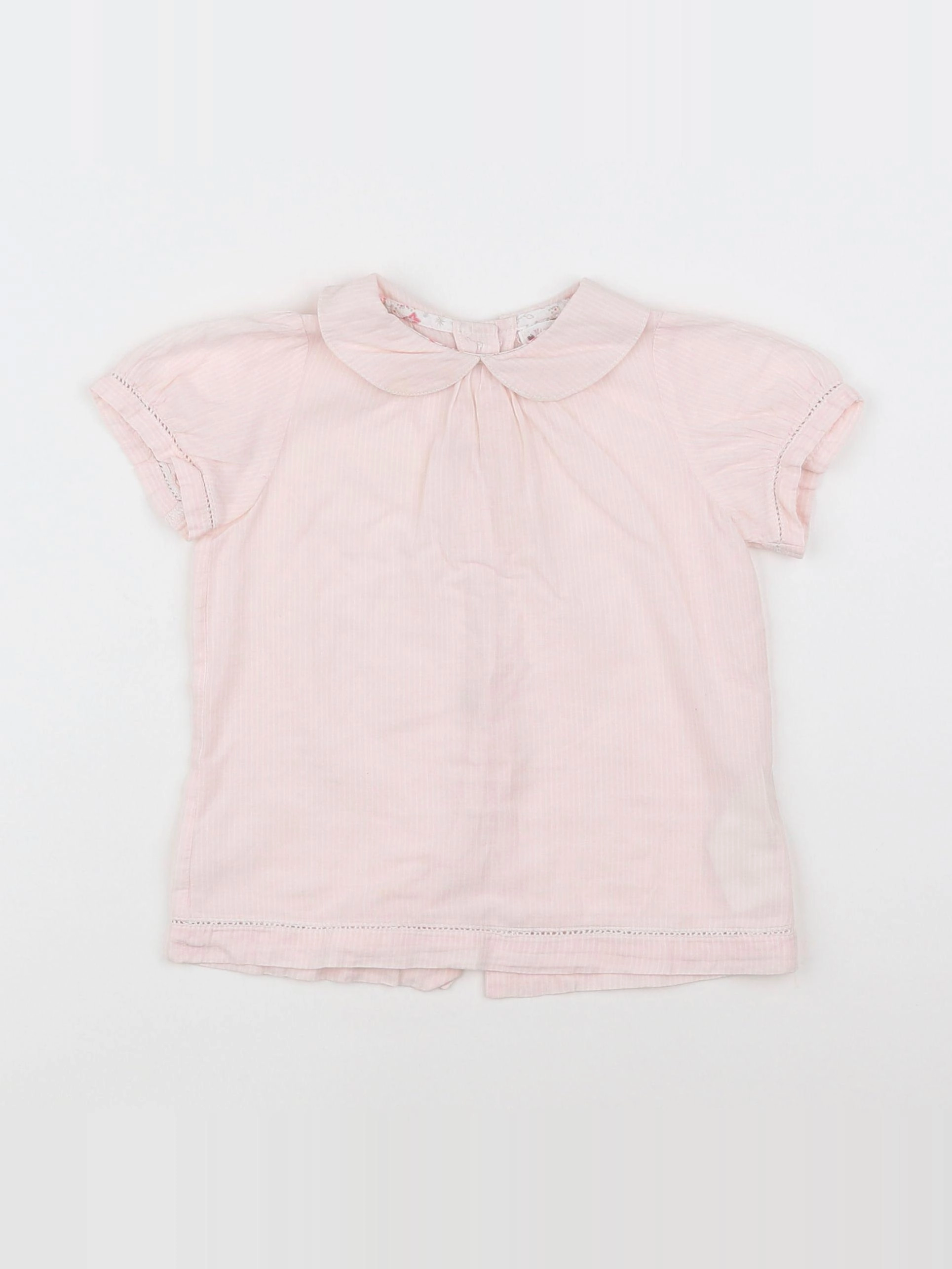 Vertbaudet - blouse rose - 12/18 mois