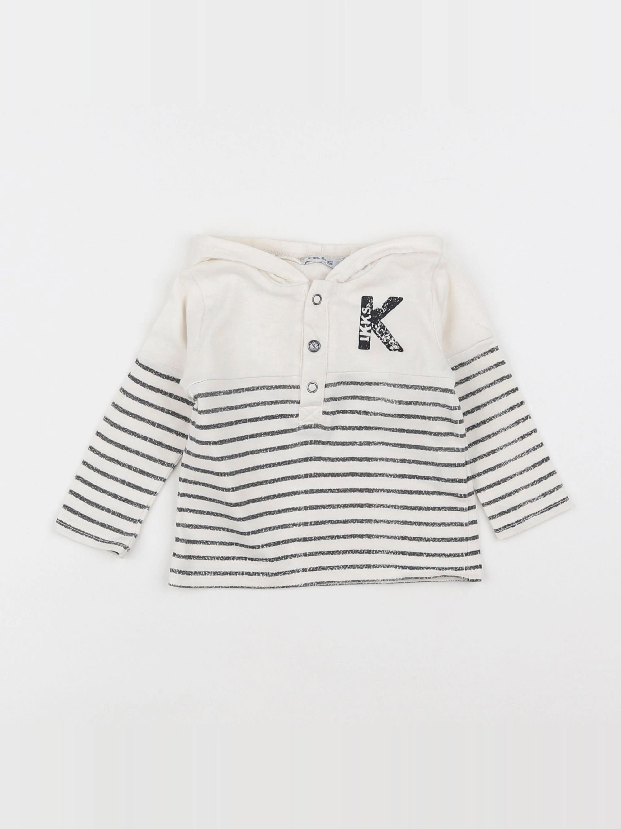 IKKS - tee-shirt beige - 6 mois