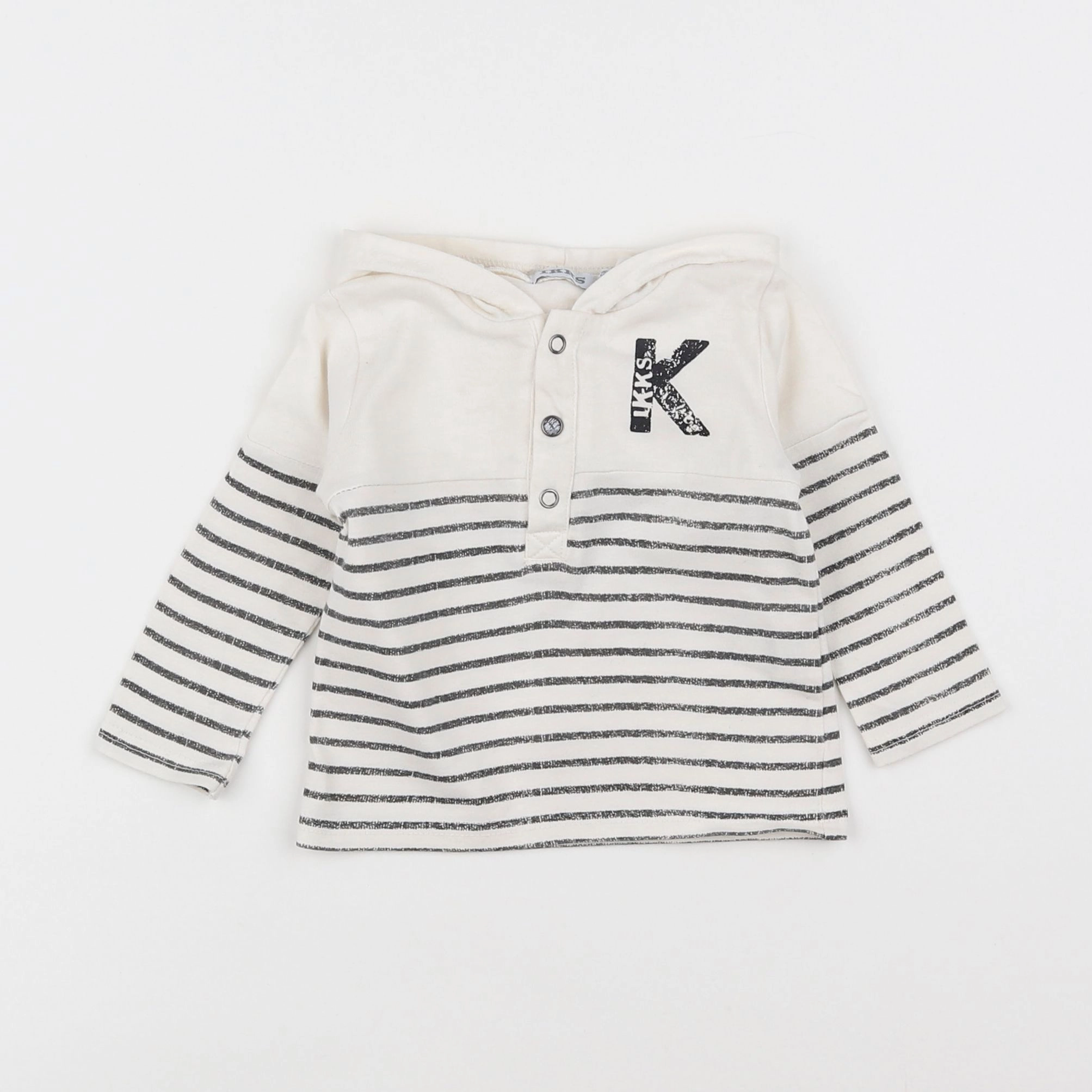 IKKS - tee-shirt beige - 6 mois