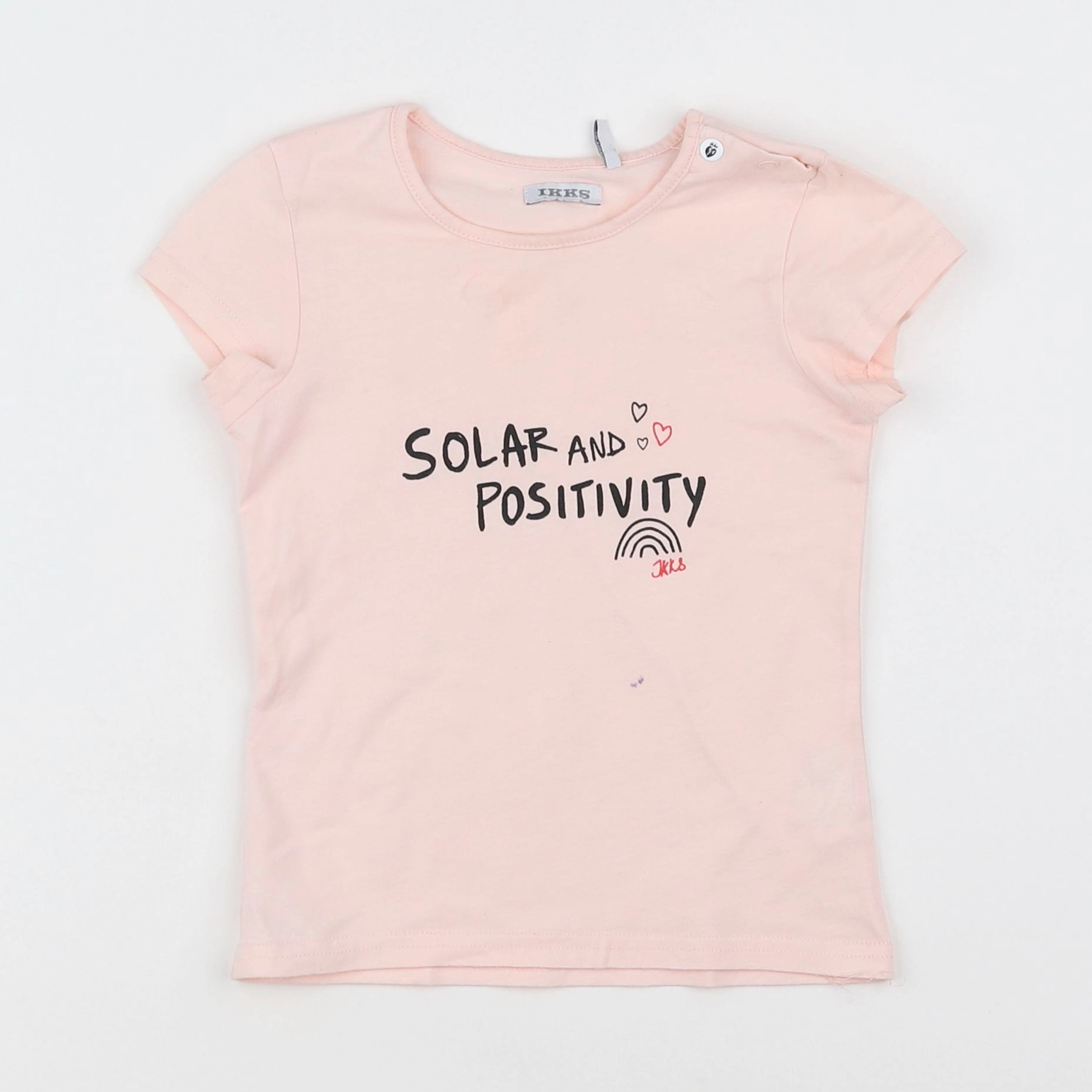 IKKS - tee-shirt rose - 3 ans