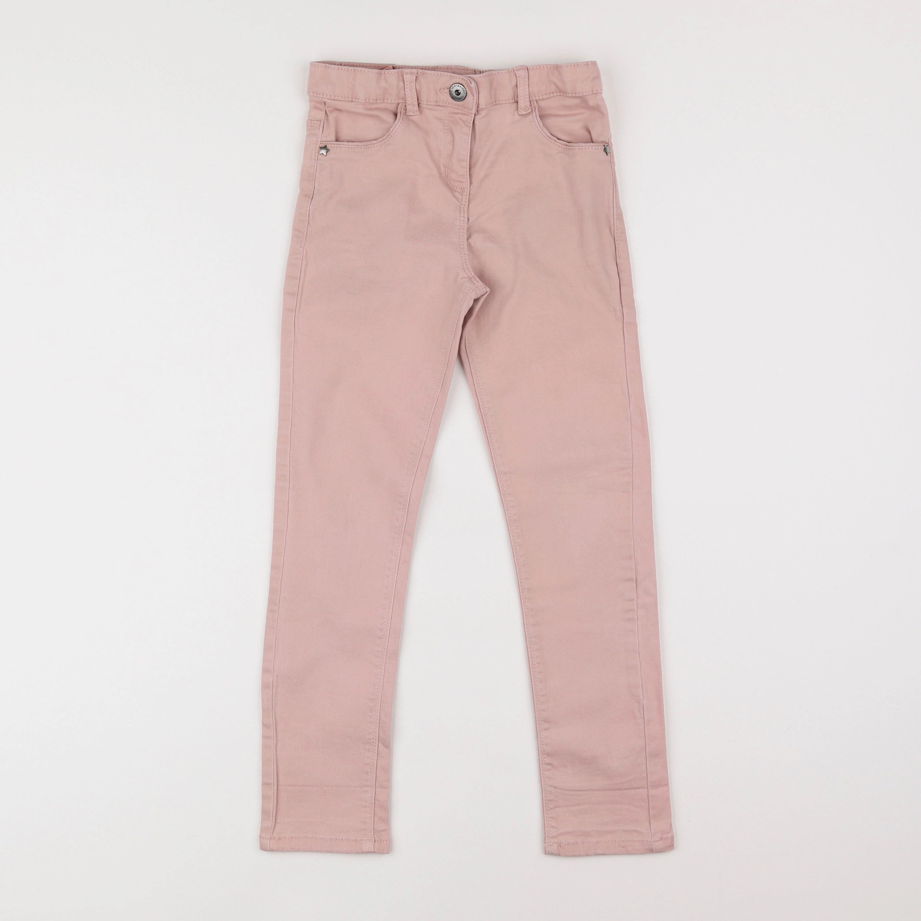 Vertbaudet - pantalon rose - 7 ans