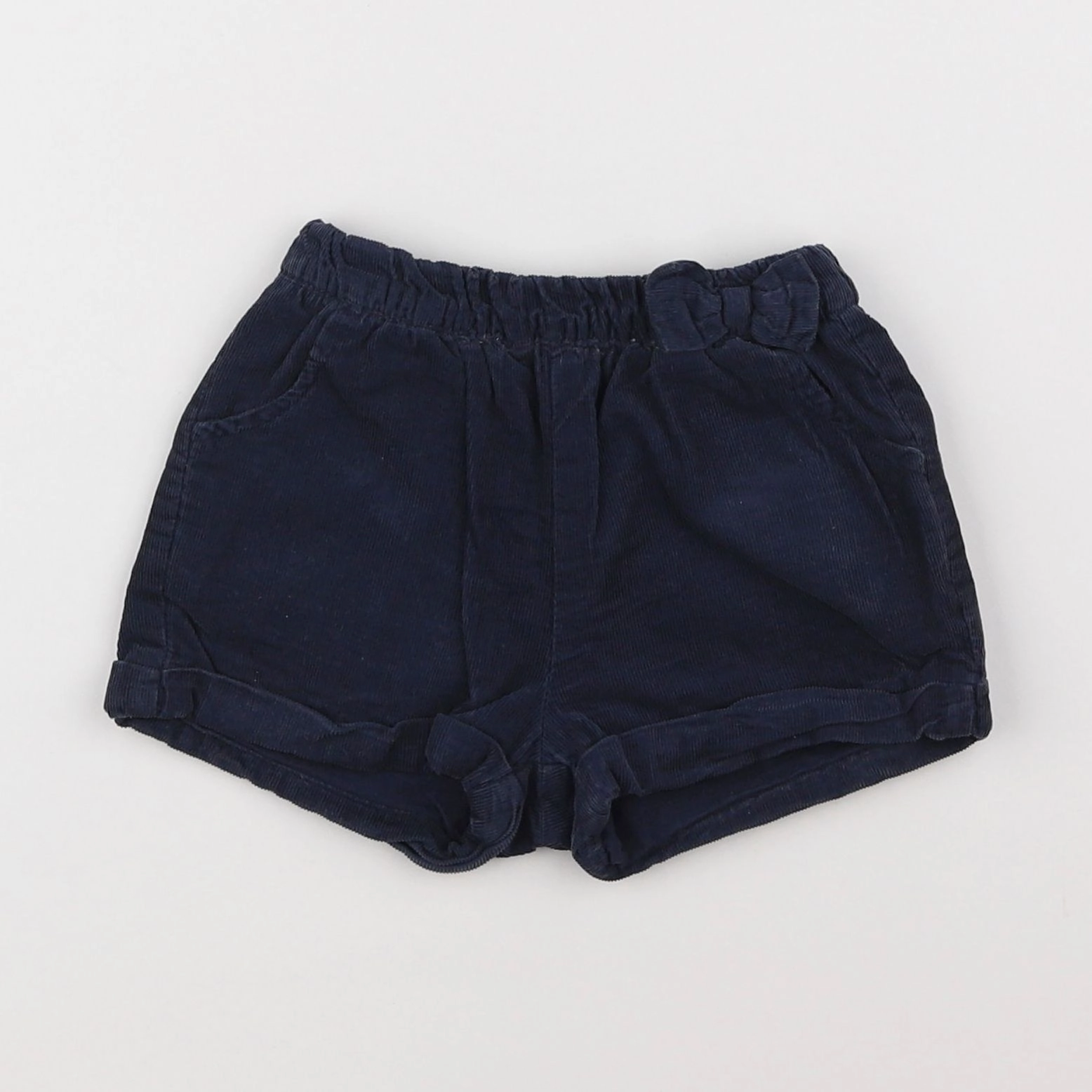 Vertbaudet - short bleu - 12 mois