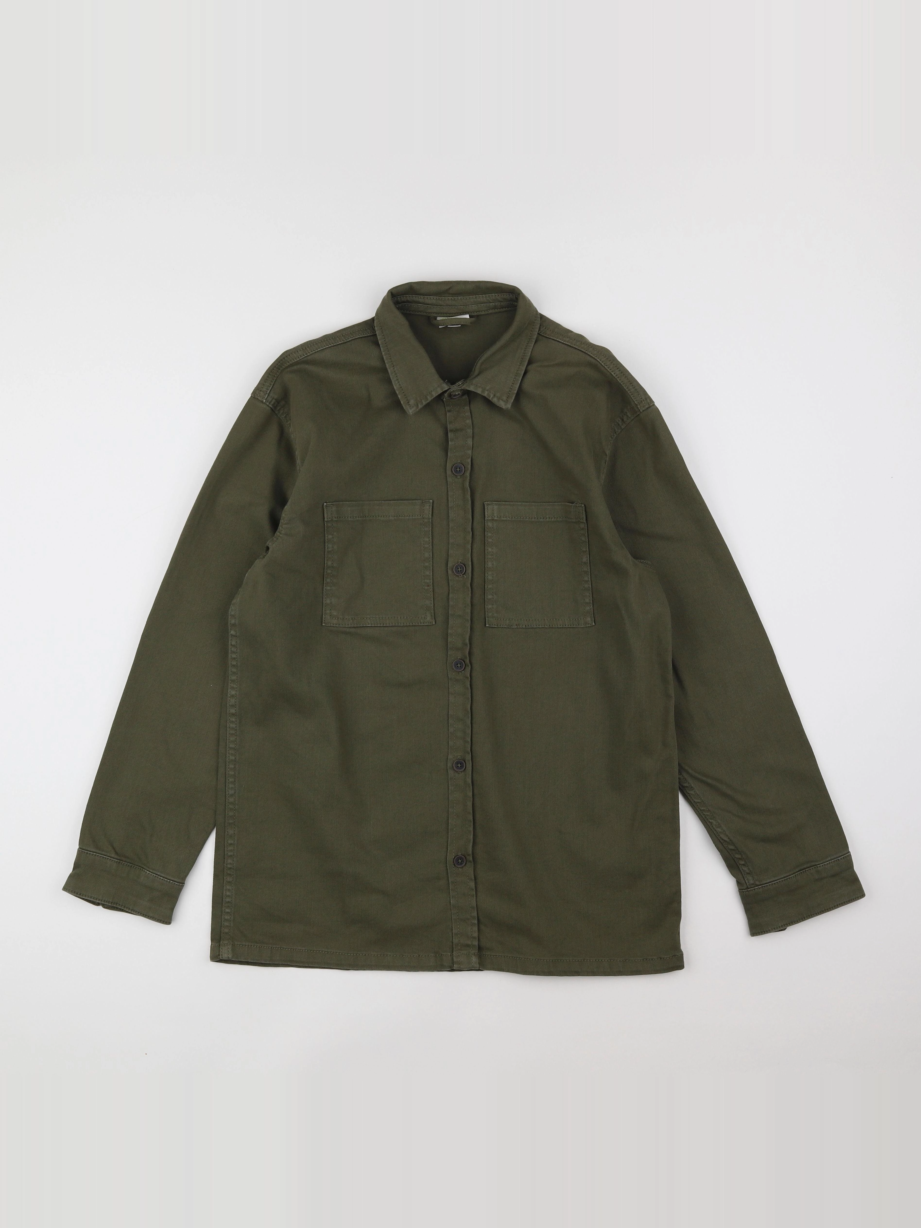 Vertbaudet - veste imprimé au dos vert - 14 ans